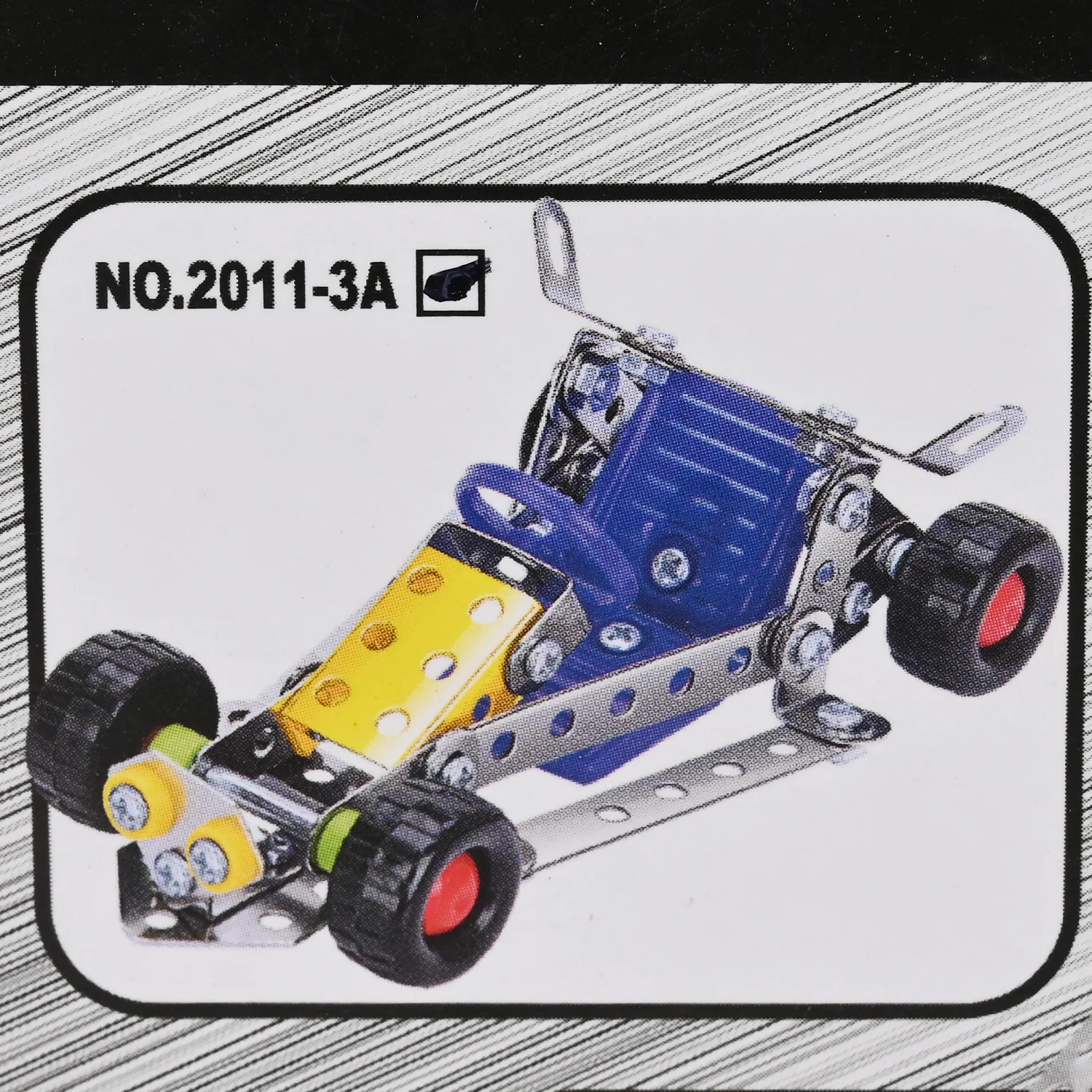 Alloy Vehicle Building Block Set - Image 2