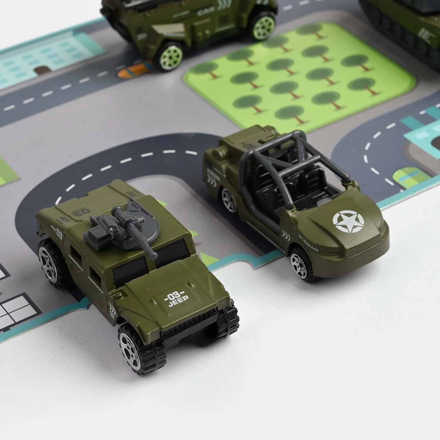 Die-Cast Metal Vehicle Garage Set - Image 2