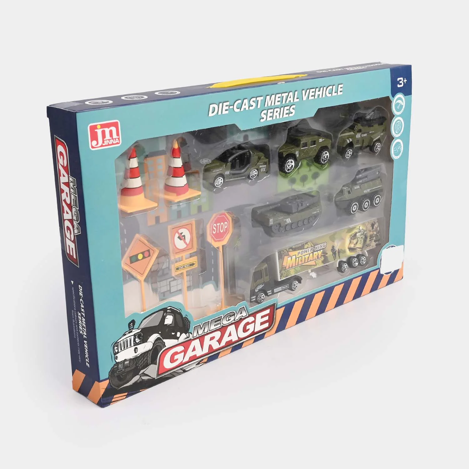 Die-Cast Metal Vehicle Garage Set - Image 3