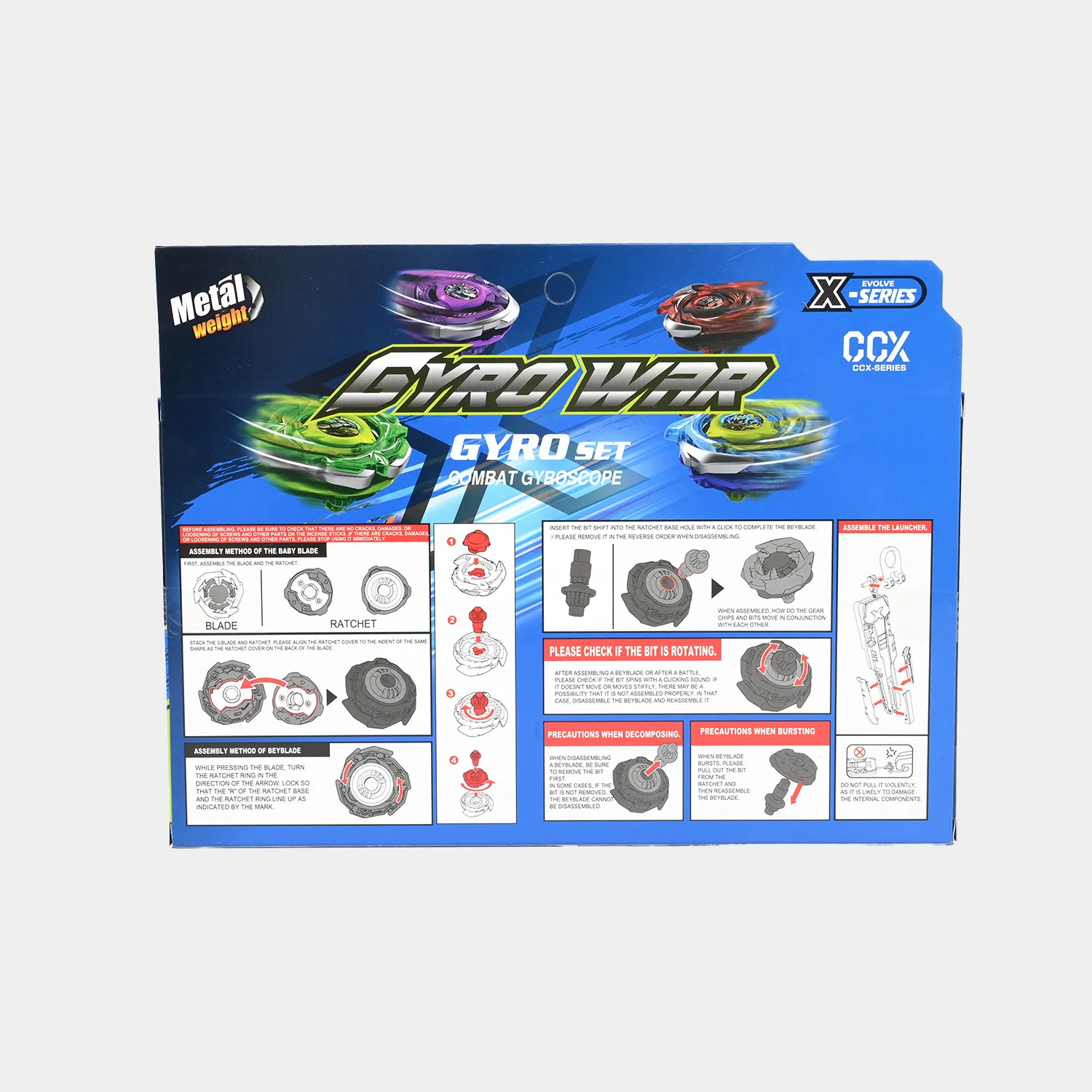 Alloy Gyroscope Beyblade Set - Image 7