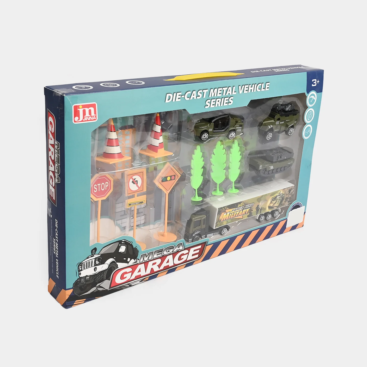 Die-Cast Metal Vehicle Garage Set - Image 3