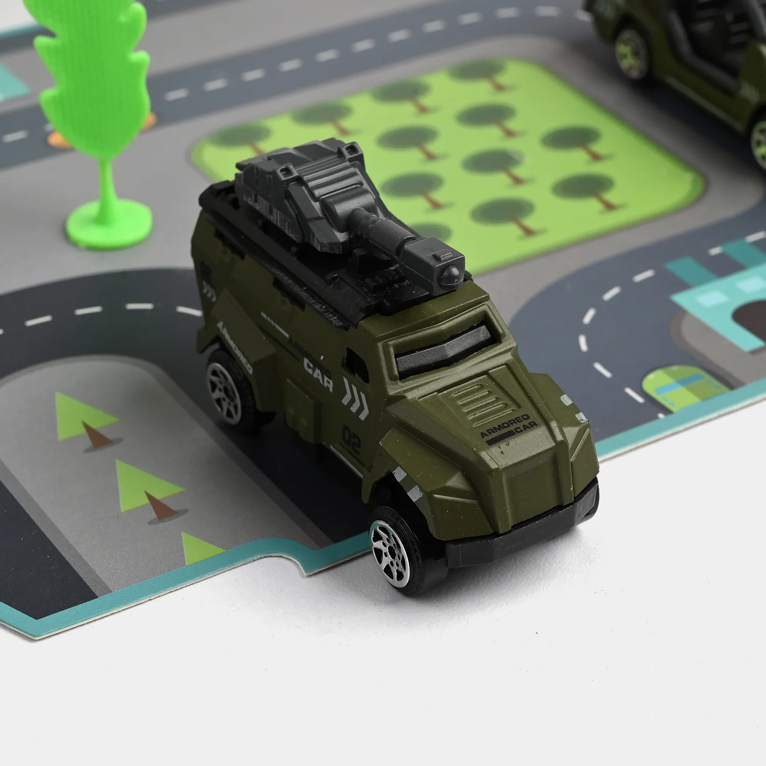 Die-Cast Metal Vehicle Garage Set - Image 4