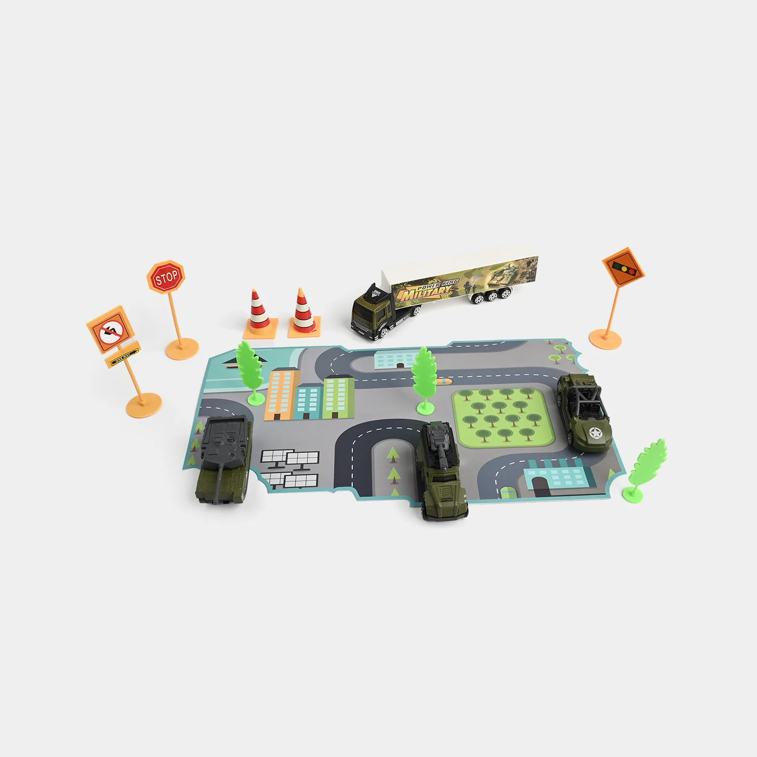 Die-Cast Metal Vehicle Garage Set - Image 5