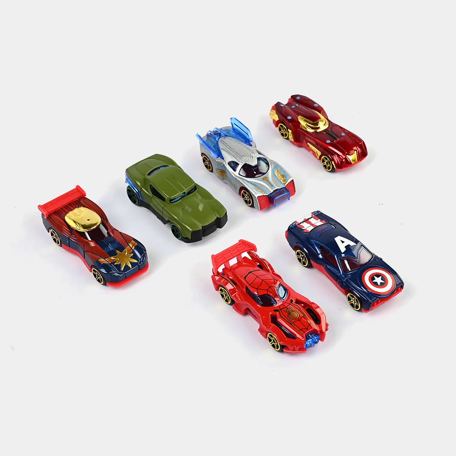 Alloy Slided Die-Cast Vehicles Set | Pack of 6