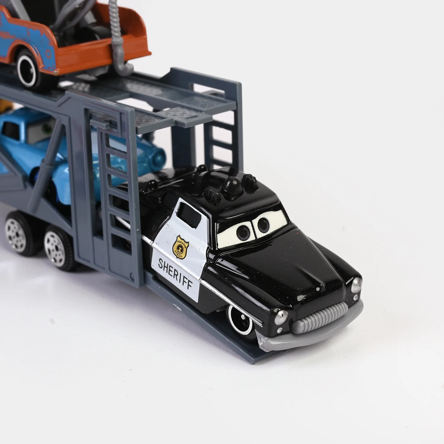 Alloy Truck with Cars Play Set - Image 7