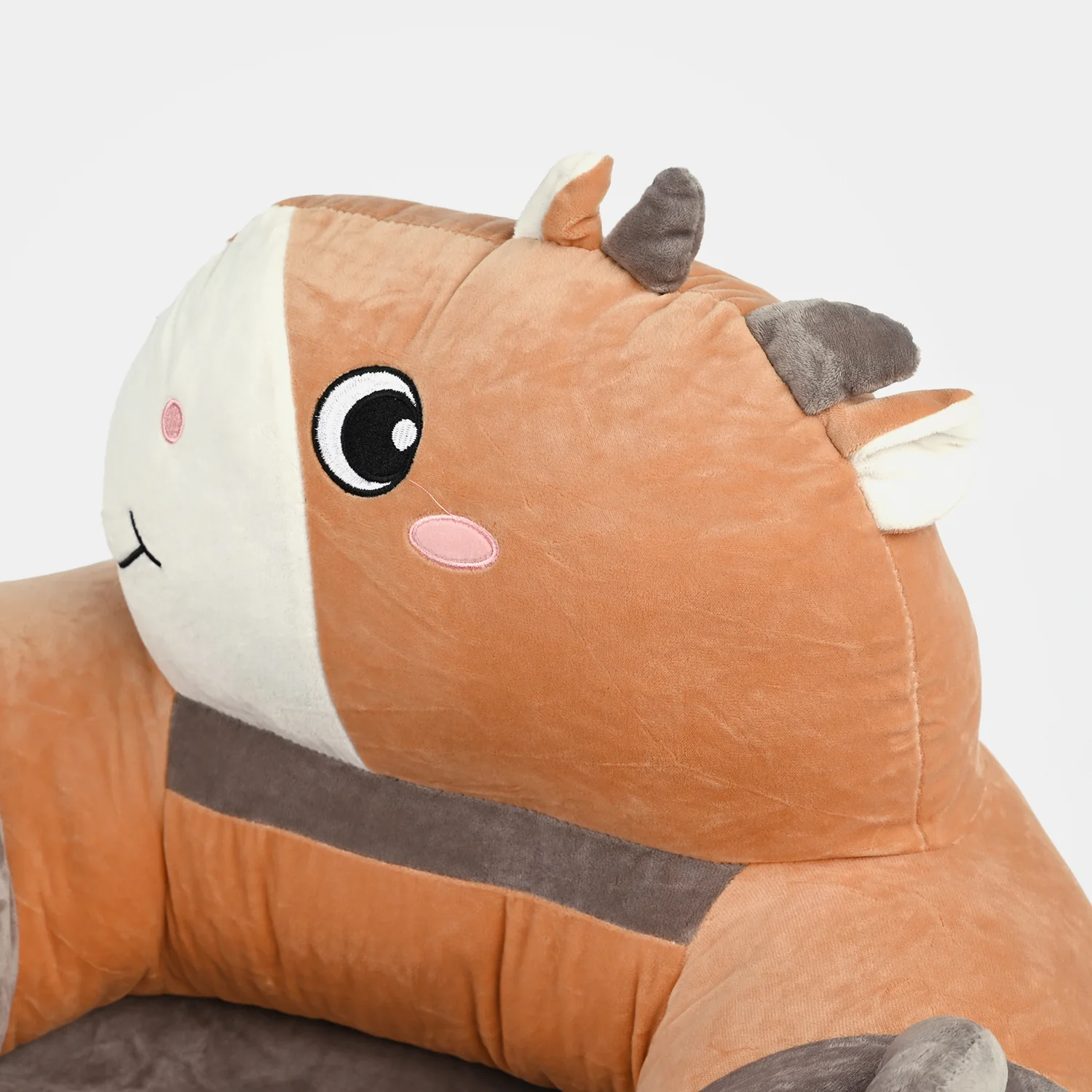Cartoon Baby Floor Seat/Support Sofa Seat - 3M+ |  543-Brown - Image 3