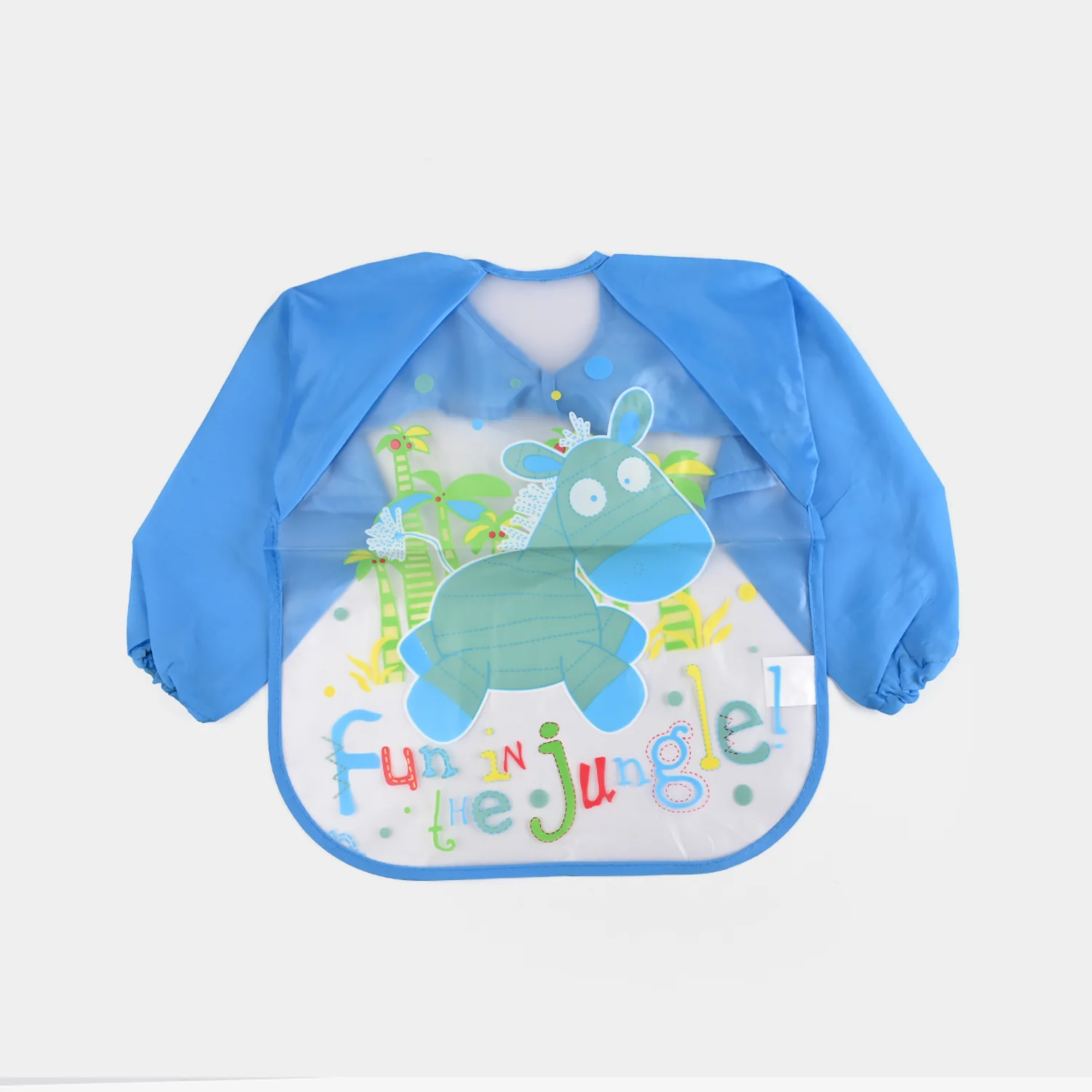 Infant Baby Bib/Apron | 6M+ Fun In Jungle 837 - Image 3