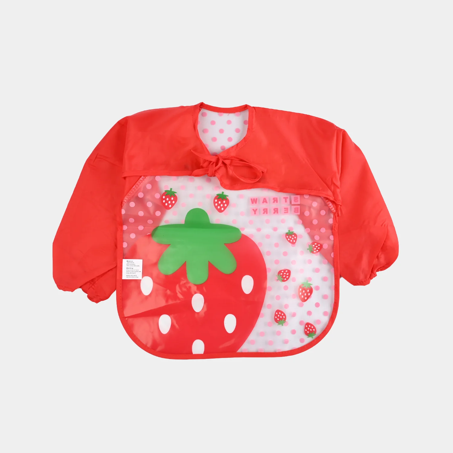 Infant Baby Bib/Apron | 6M+ Strawberry 837 - Image 3