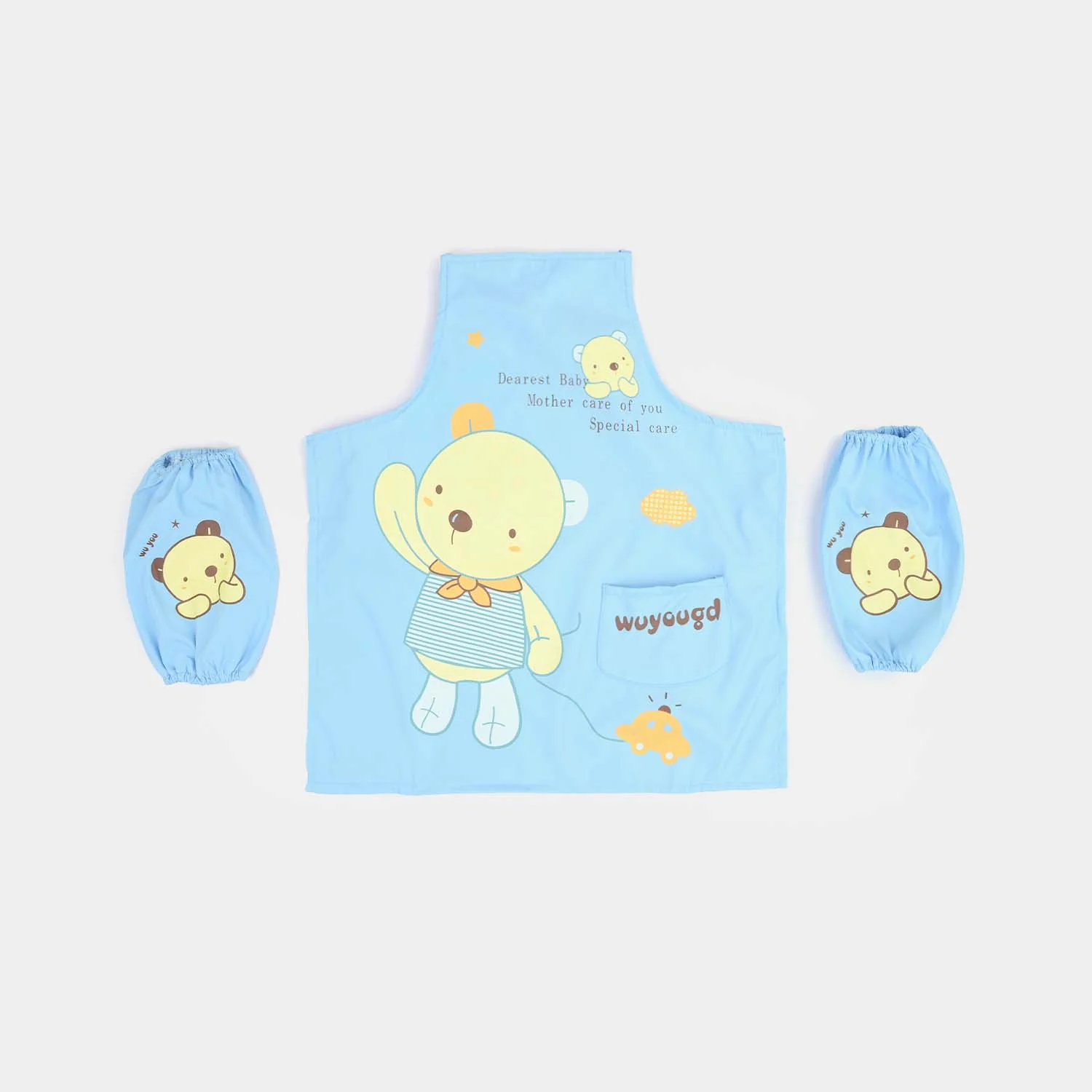 Kids Waterproof Apron Sleeve Set