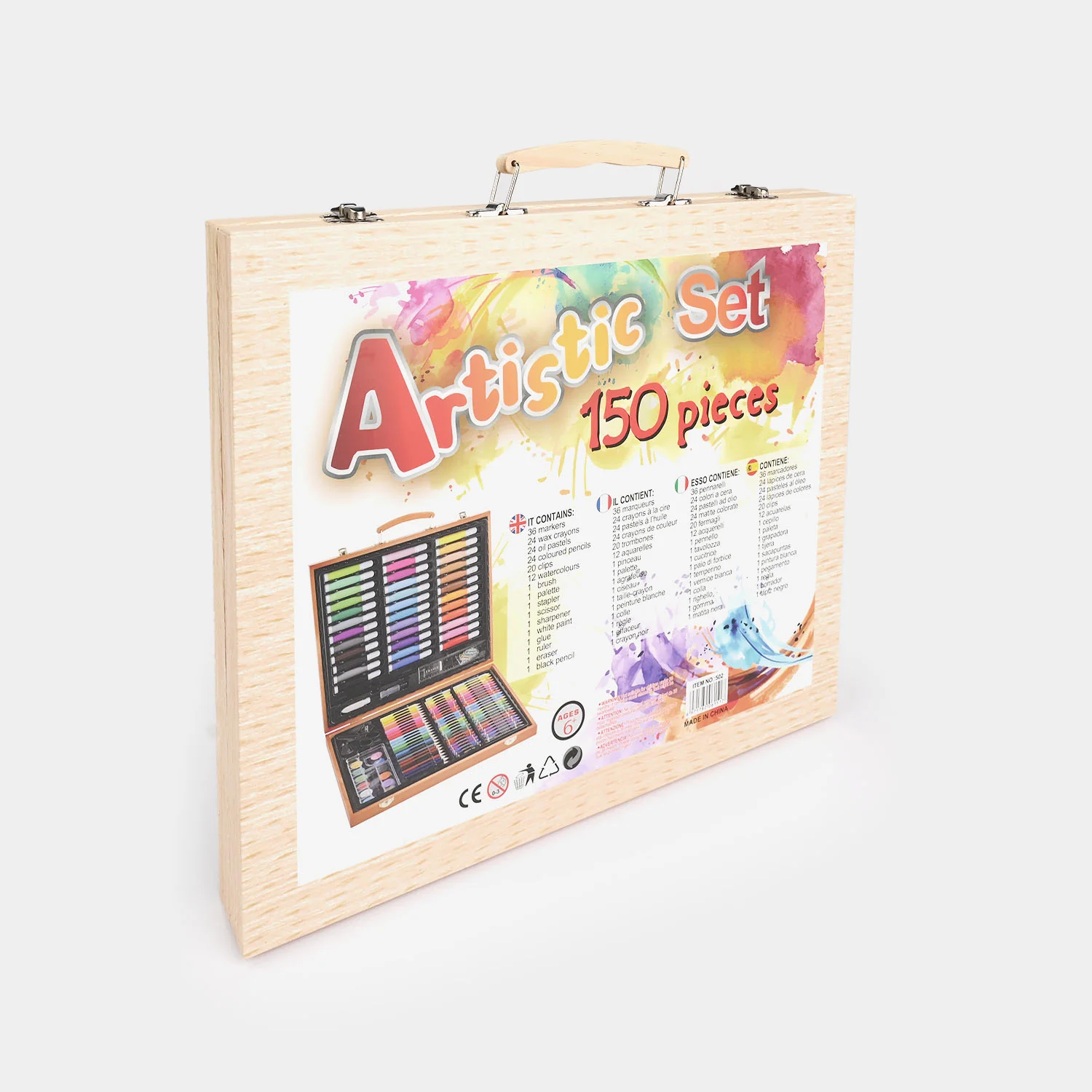 Art Color Kit Set For Kids - 150 PCs (CK-07) - Image 3