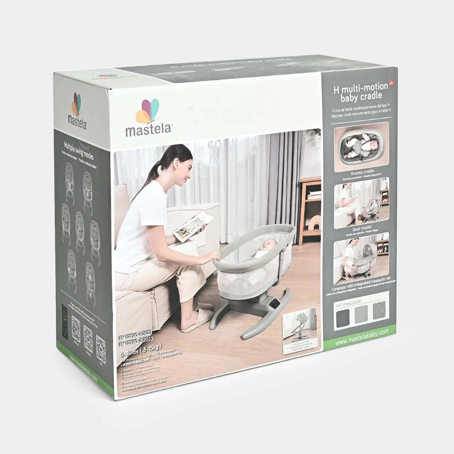 Auto Swing Mastela H-Multi Motion Baby Cradle 8401 - Image 3