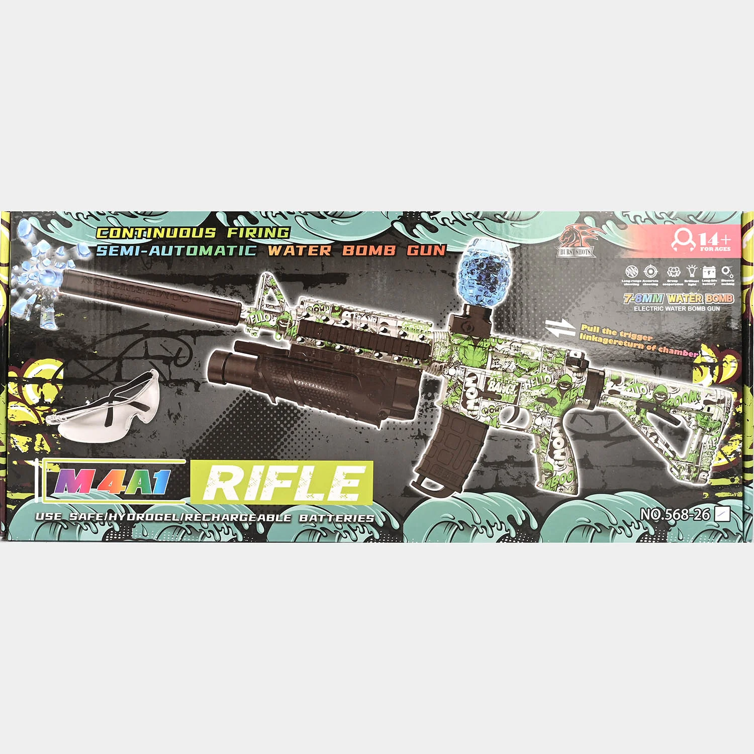 Semi-Automatic Water Gell Blaster - Image 7