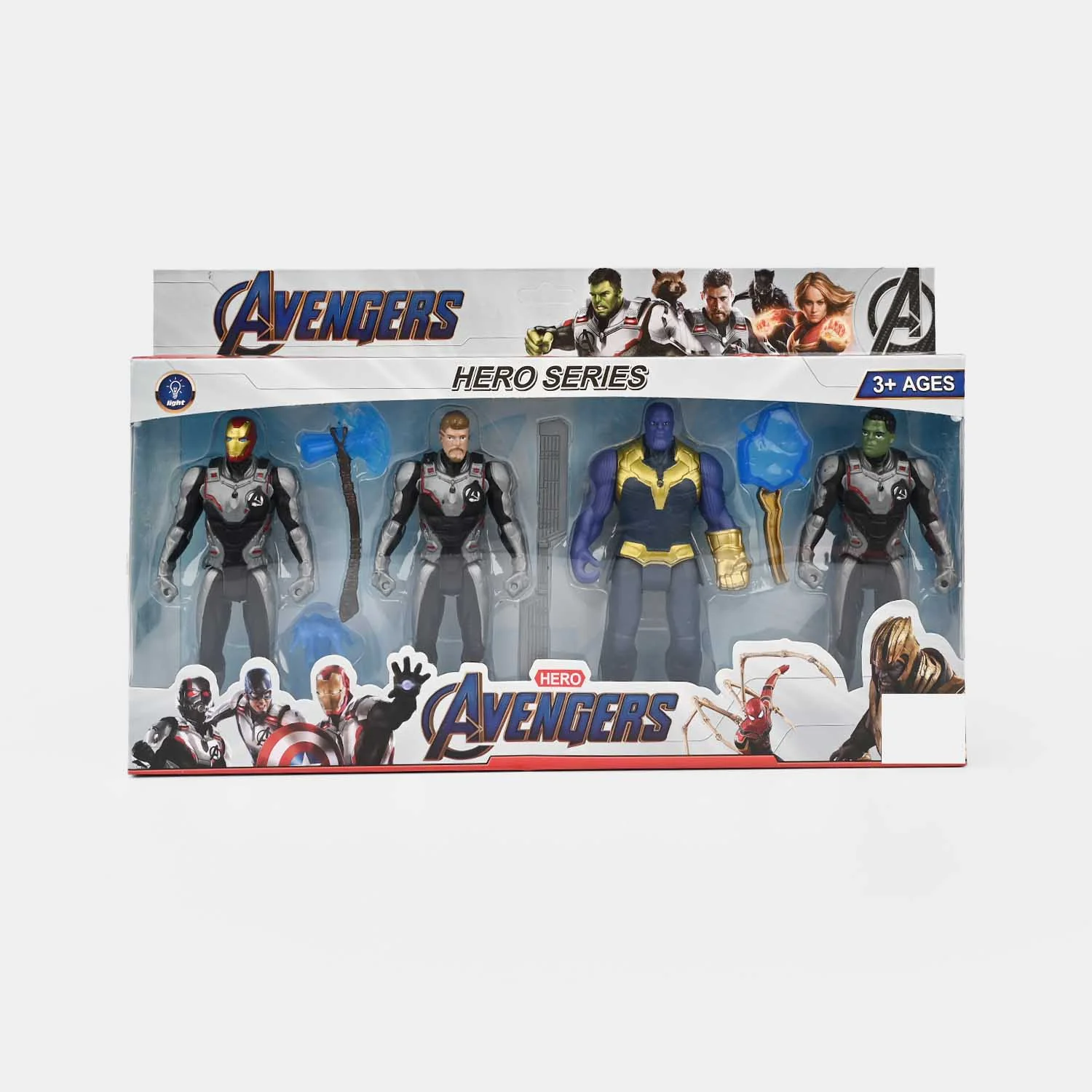 Character Figure with Weapons 4Pcs - Image 5