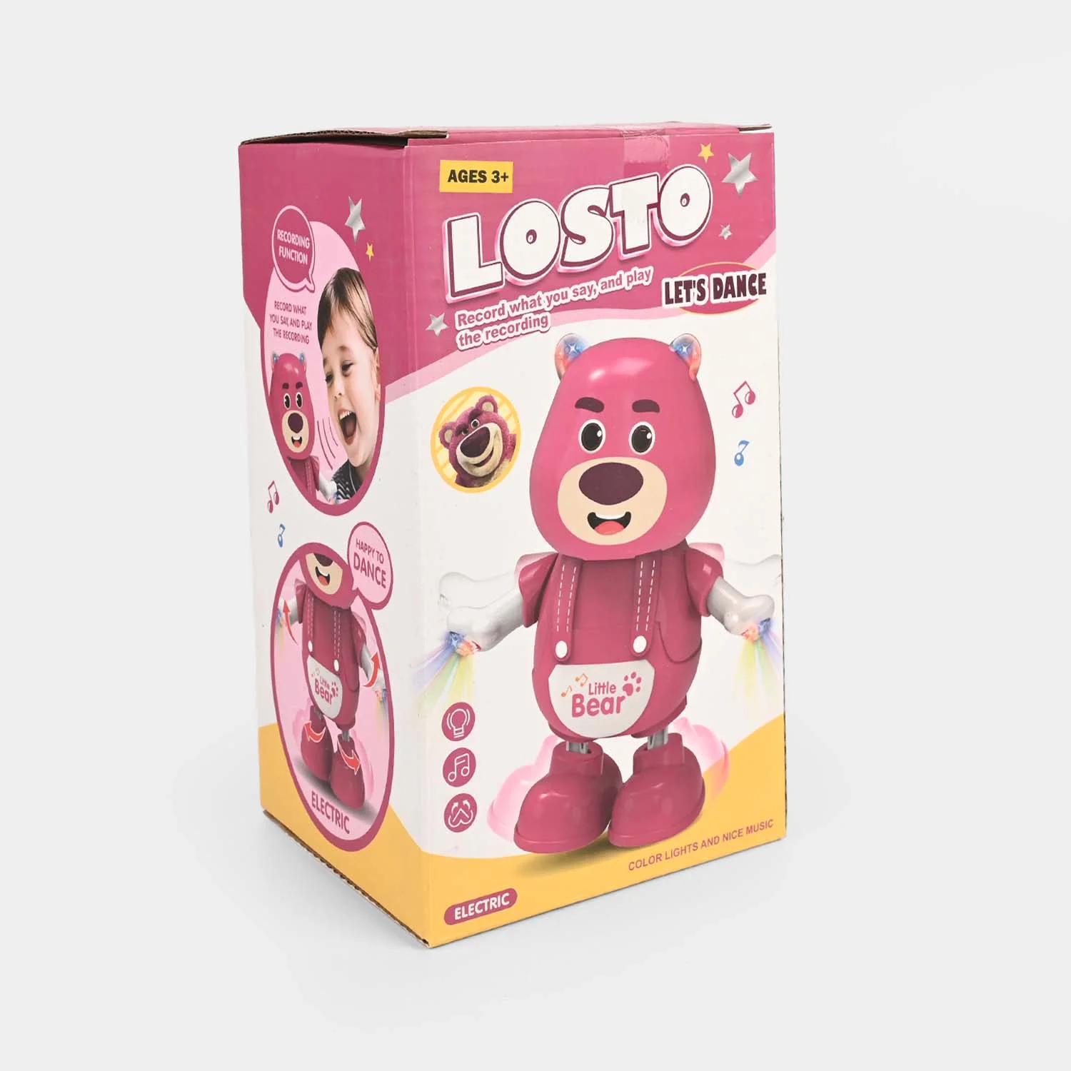 Electric Bear With Light & Music For Kids - Image 3