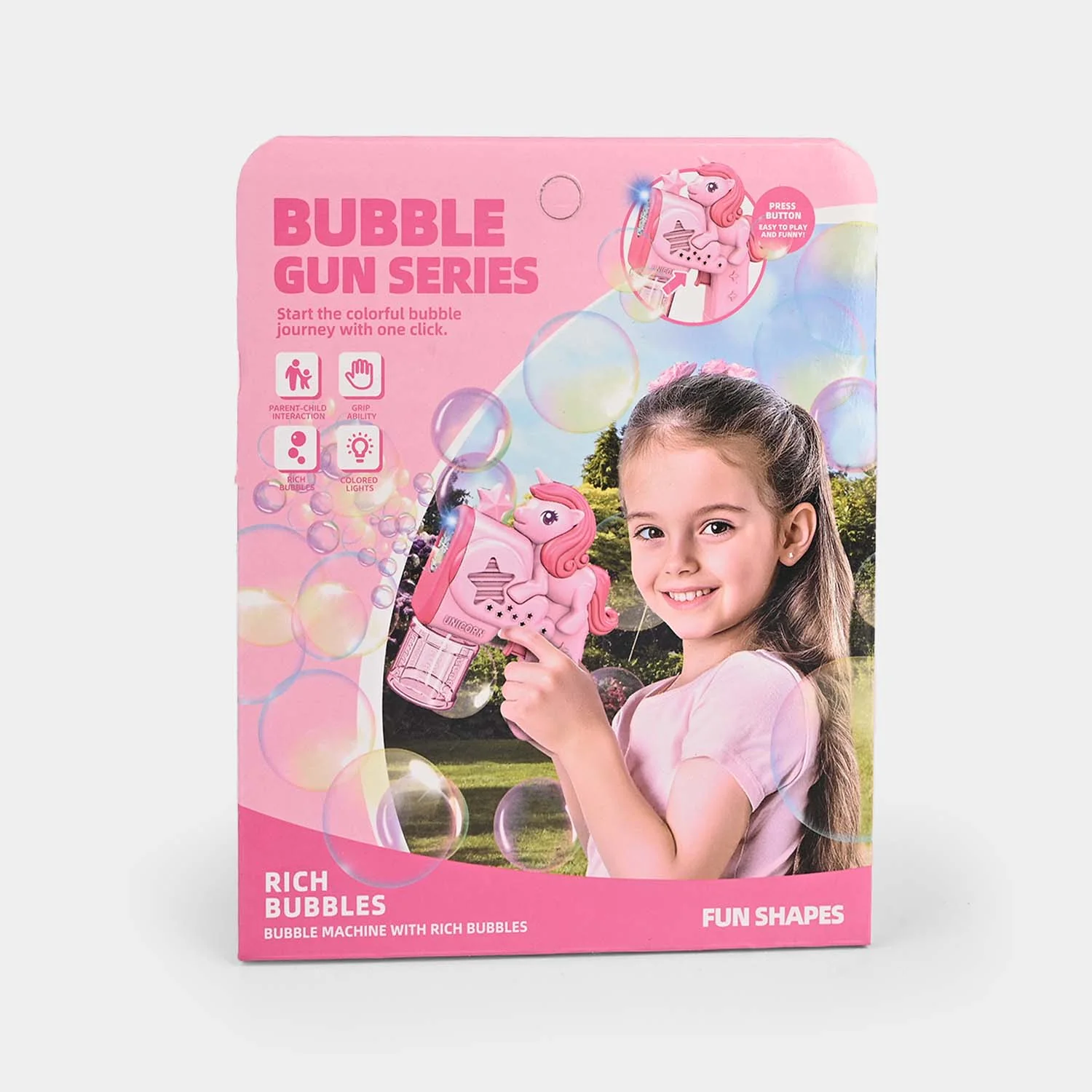 Electric Bubble Blaster With Light for Kids - Image 3
