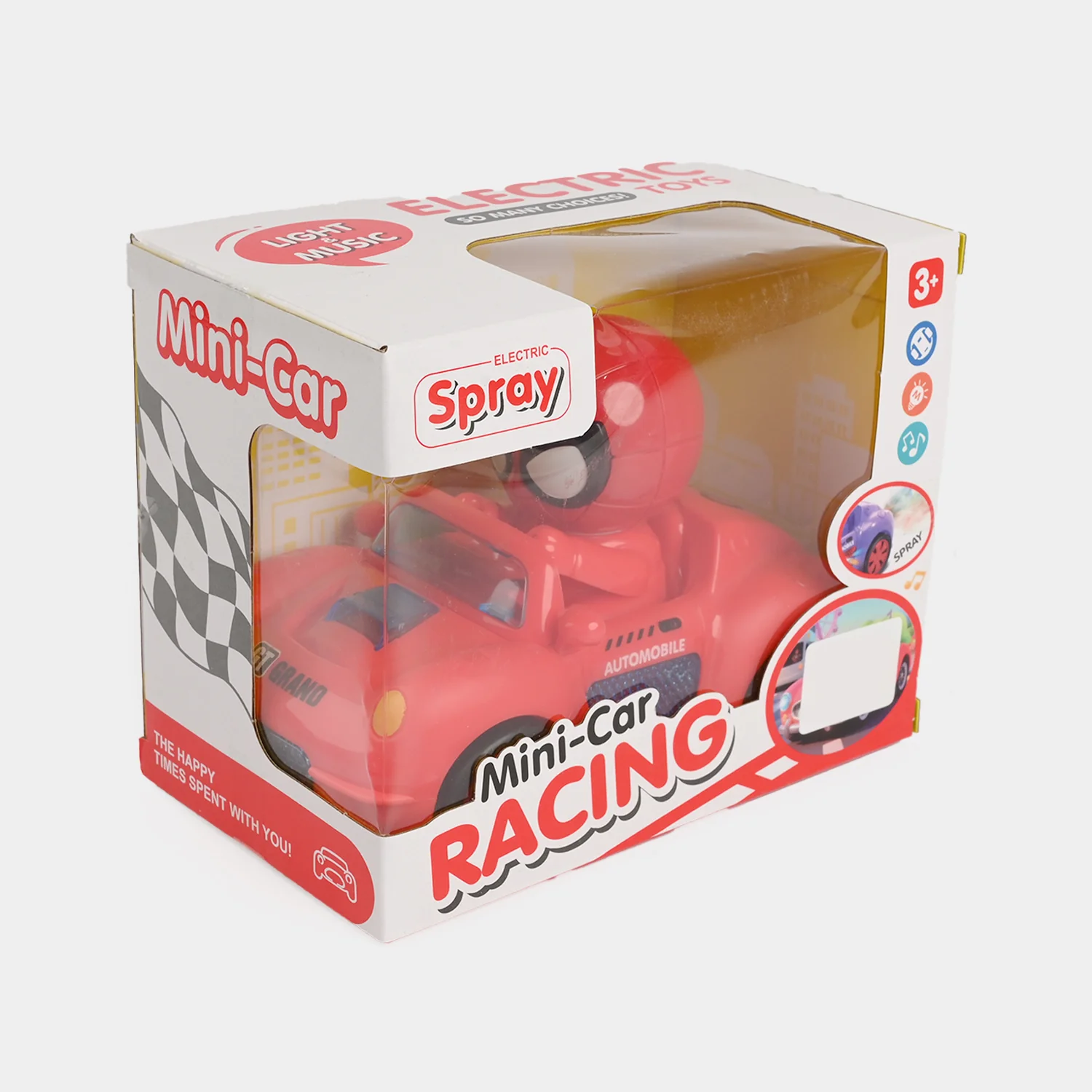 Mini-Car Racing Toy Light & Sound - Image 3