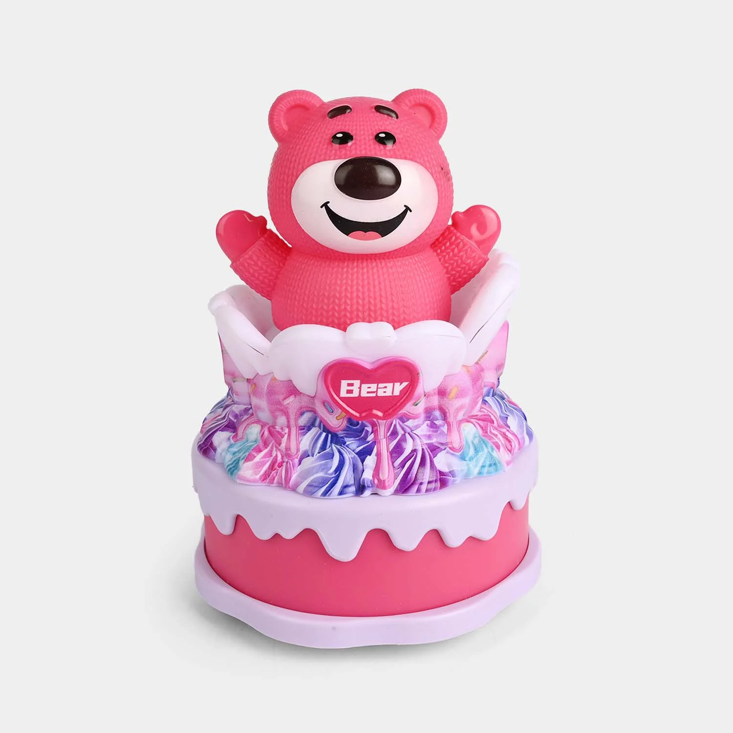 Strawberry Bear Musical Toy with Light & Sound - Image 2