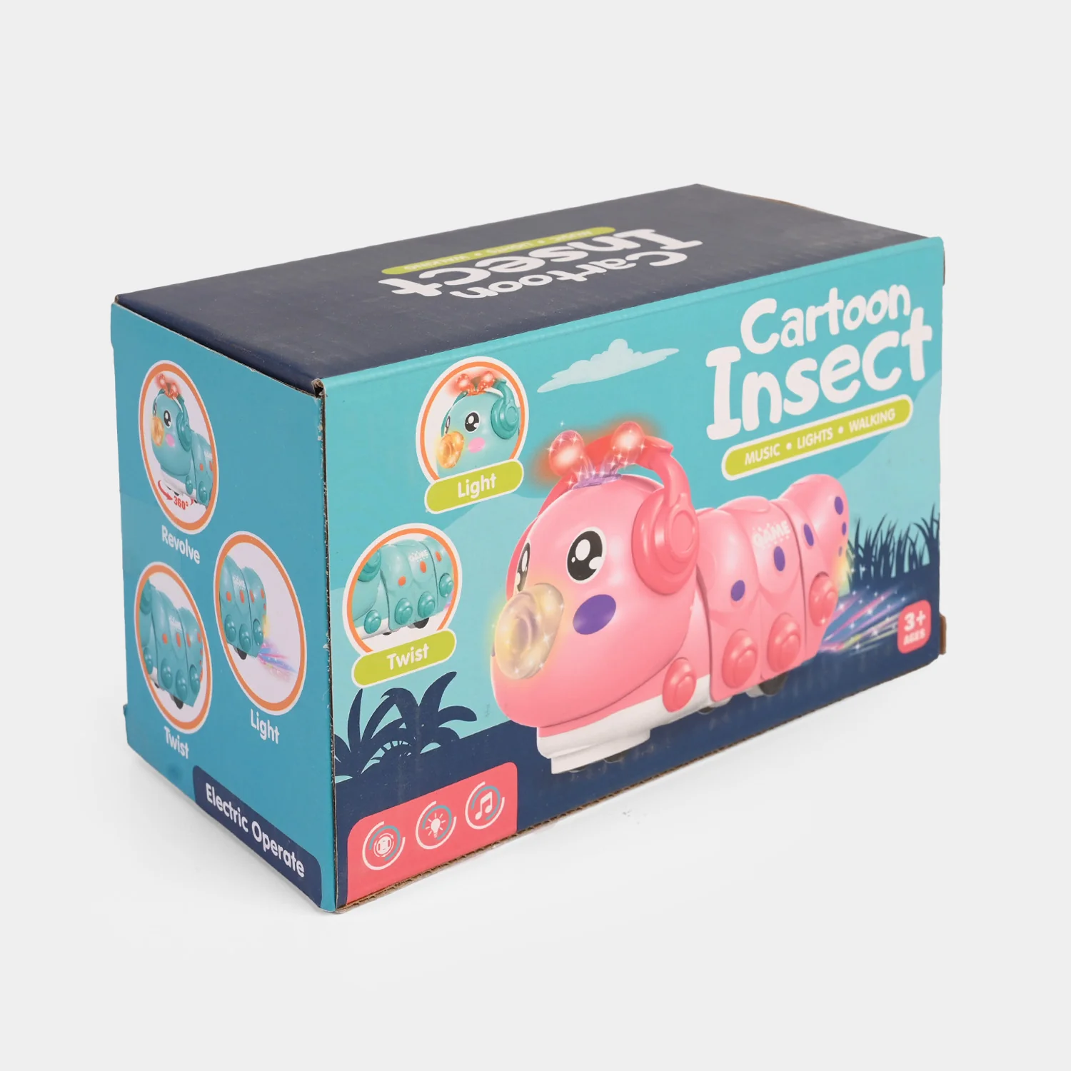 Cartoon Insect Interactive Toy with Light & Music - Image 3