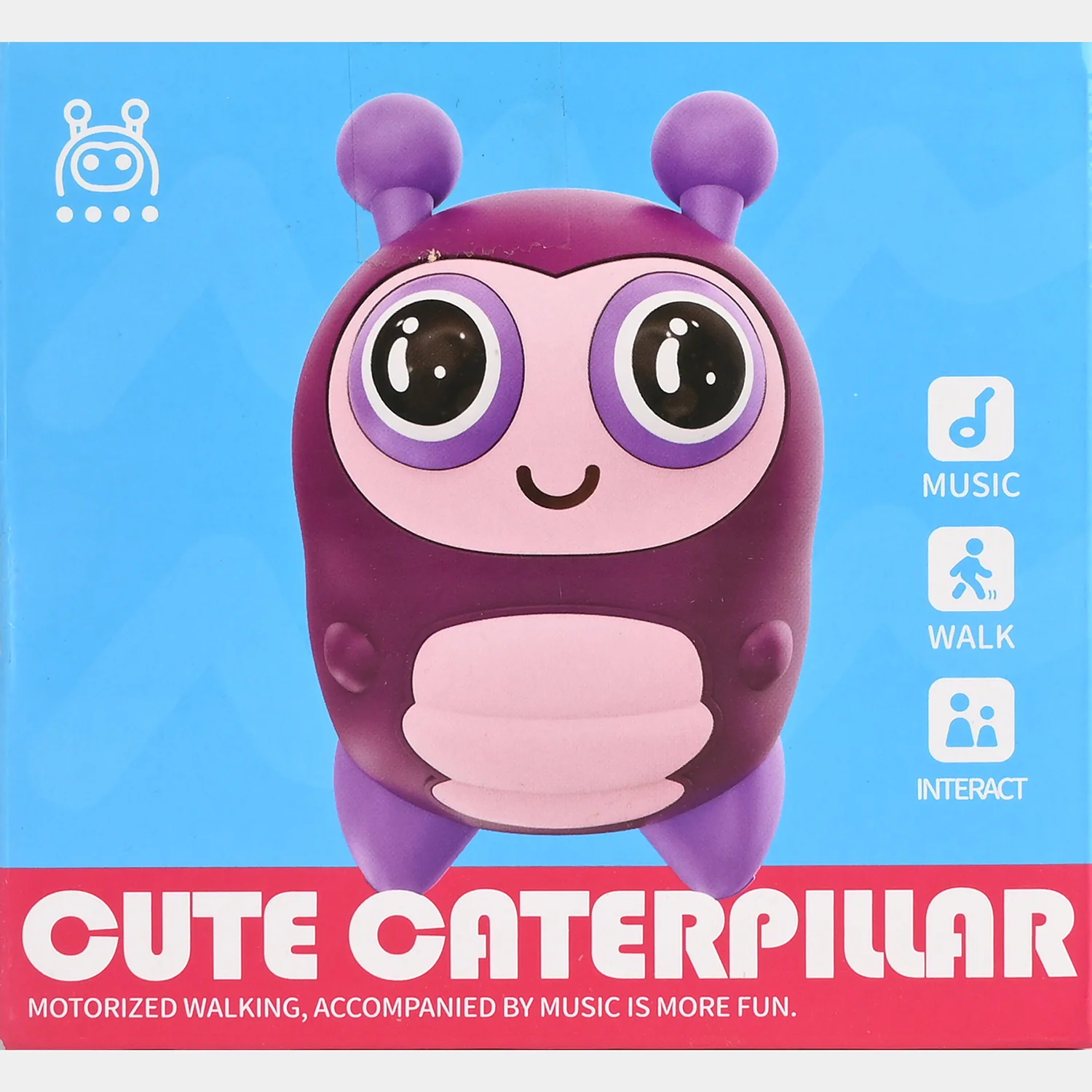 Cute Electric Caterpillar with Light & Music Toy - Image 3
