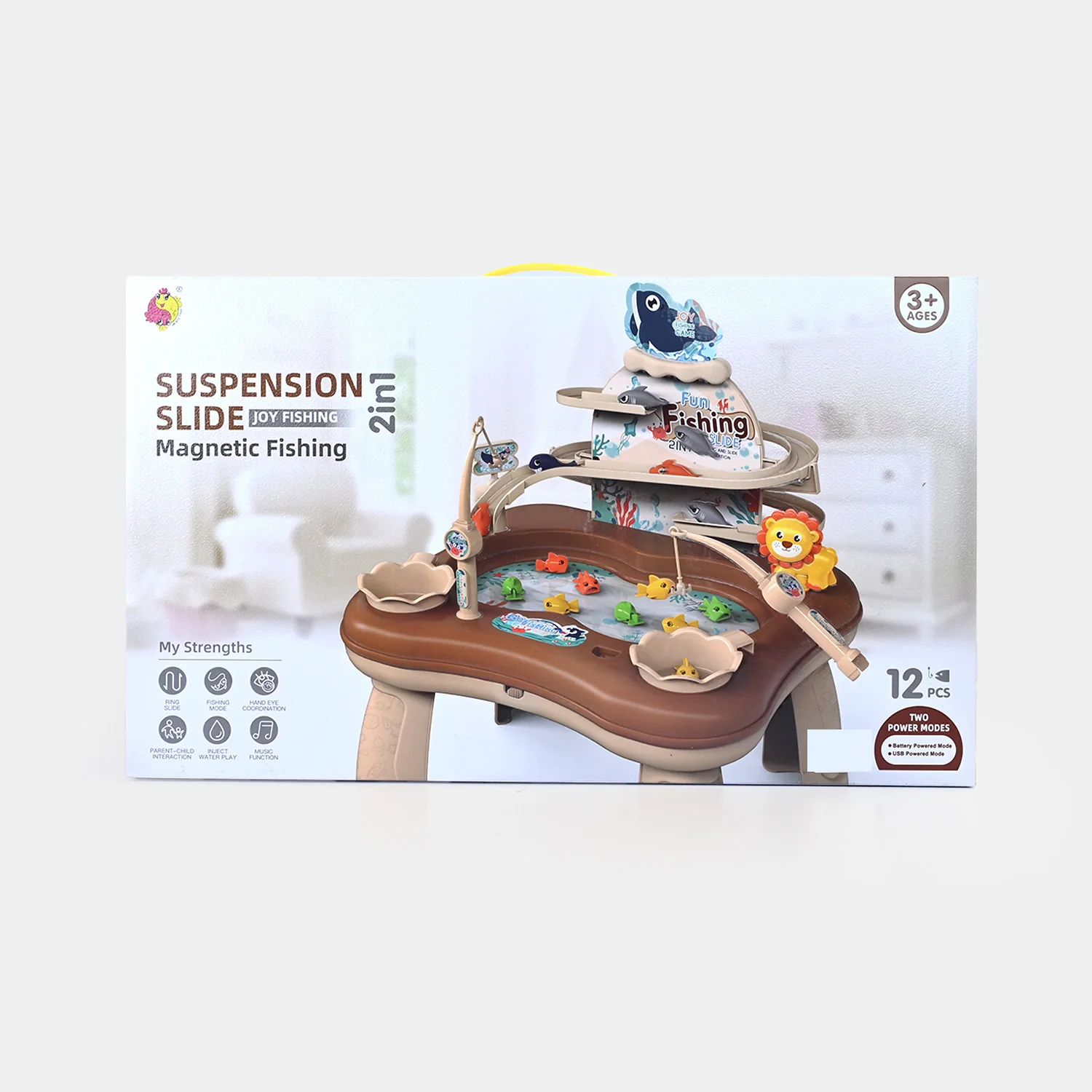 2-in-1 Suspension Slide Magnetic Fishing Toy - Image 5