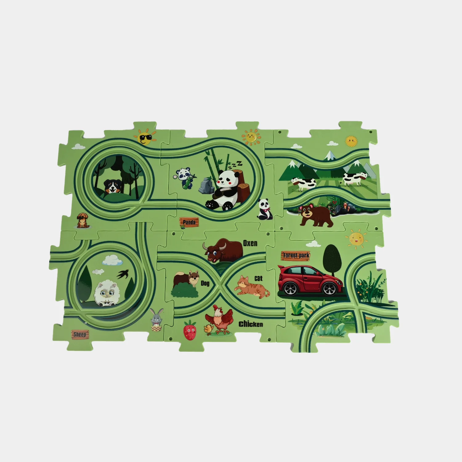 Puzzle Rail Car Set - Image 4