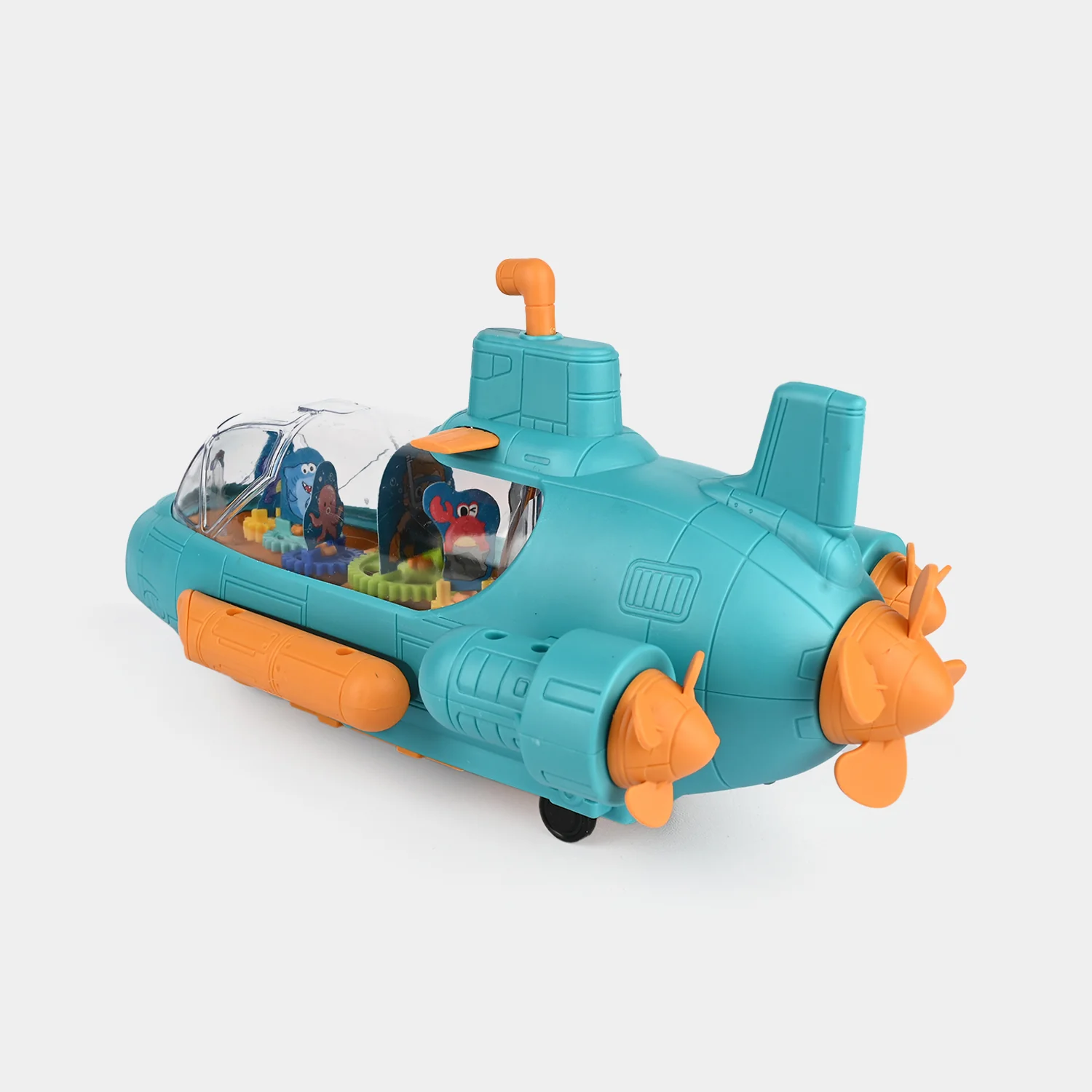 Electric Transparent Gear Submarine Toy for kids - Image 6