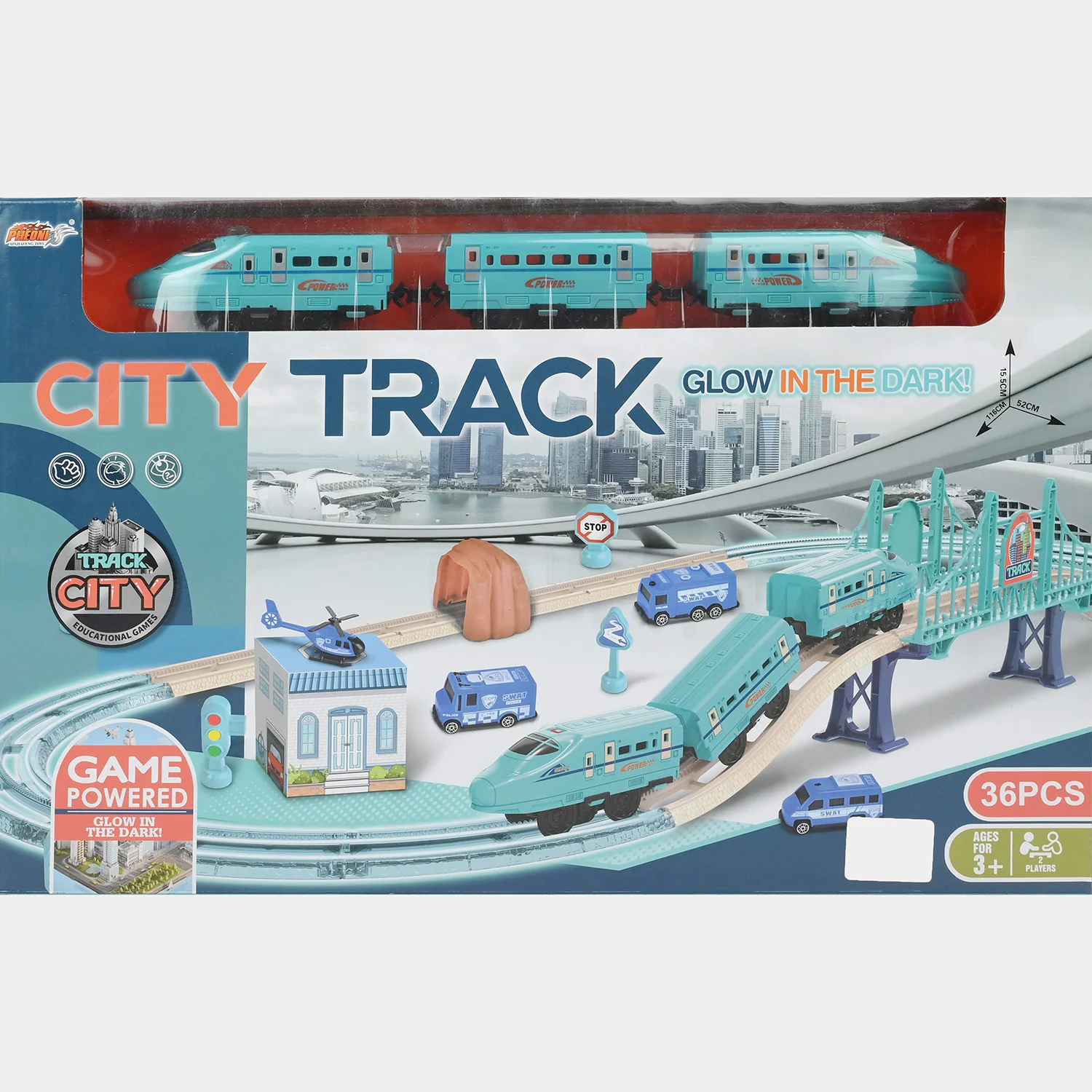 Electric Train Set With Sound - Image 2