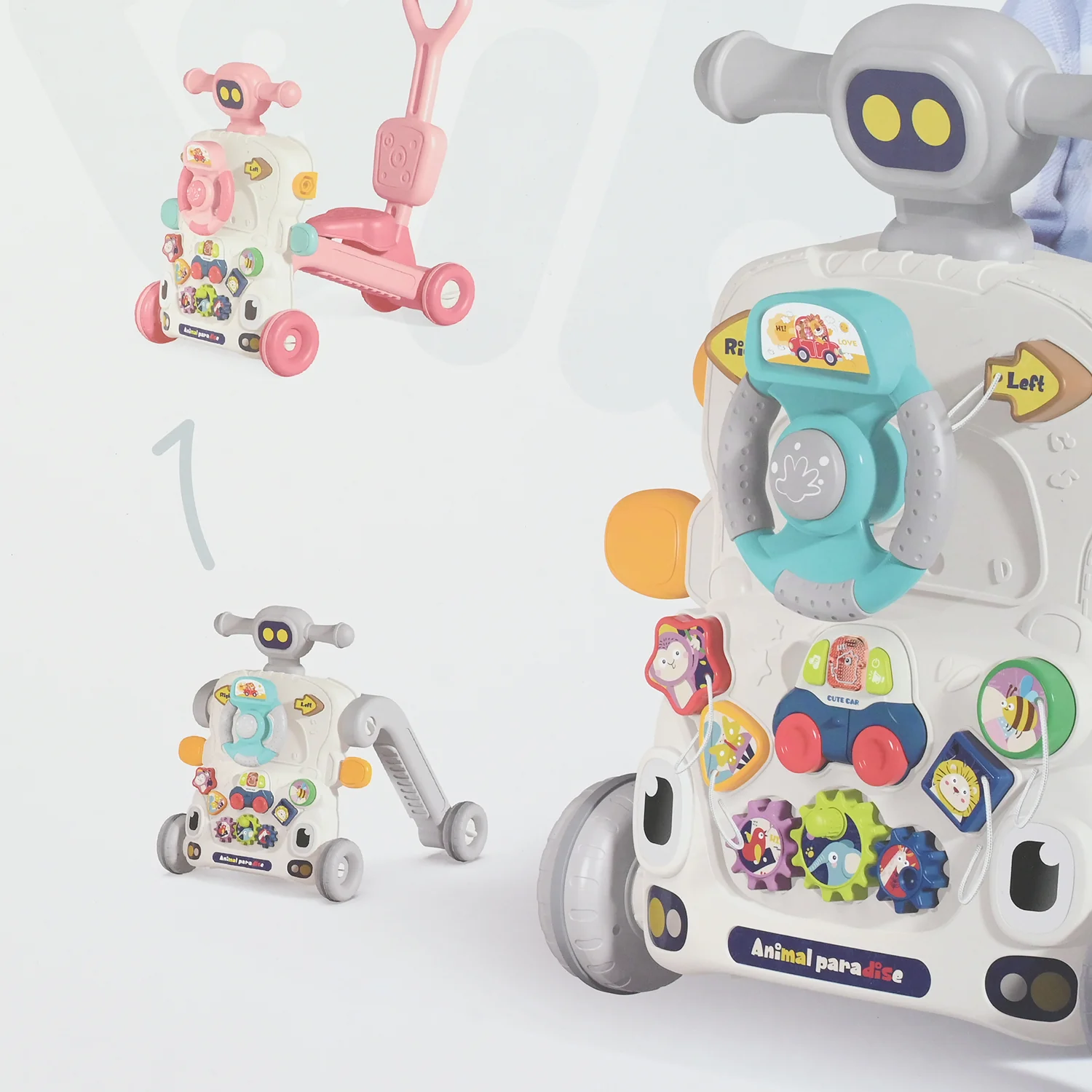 6 In 1 Baby Activity Walker - Image 8
