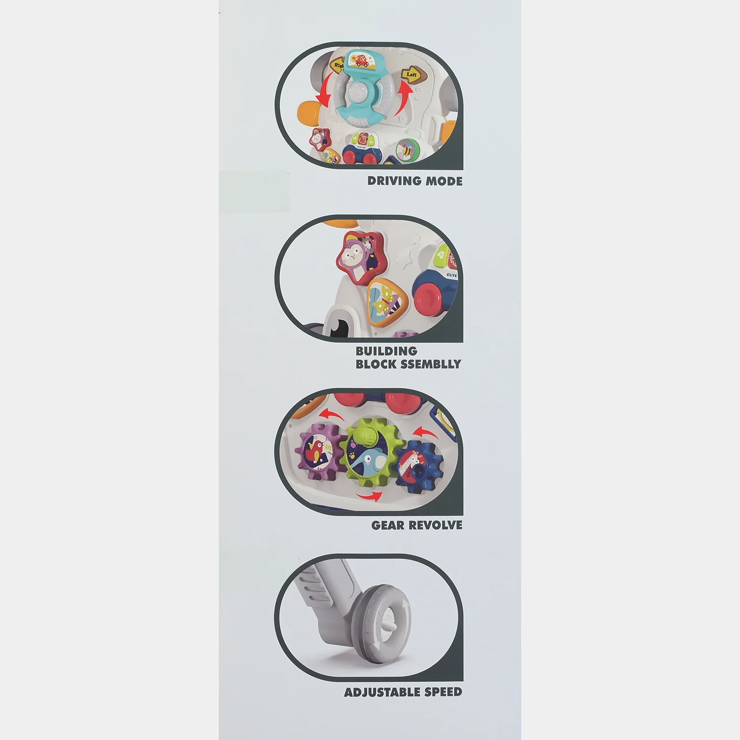 Baby 5-in-1 Activity Walker - Image 3