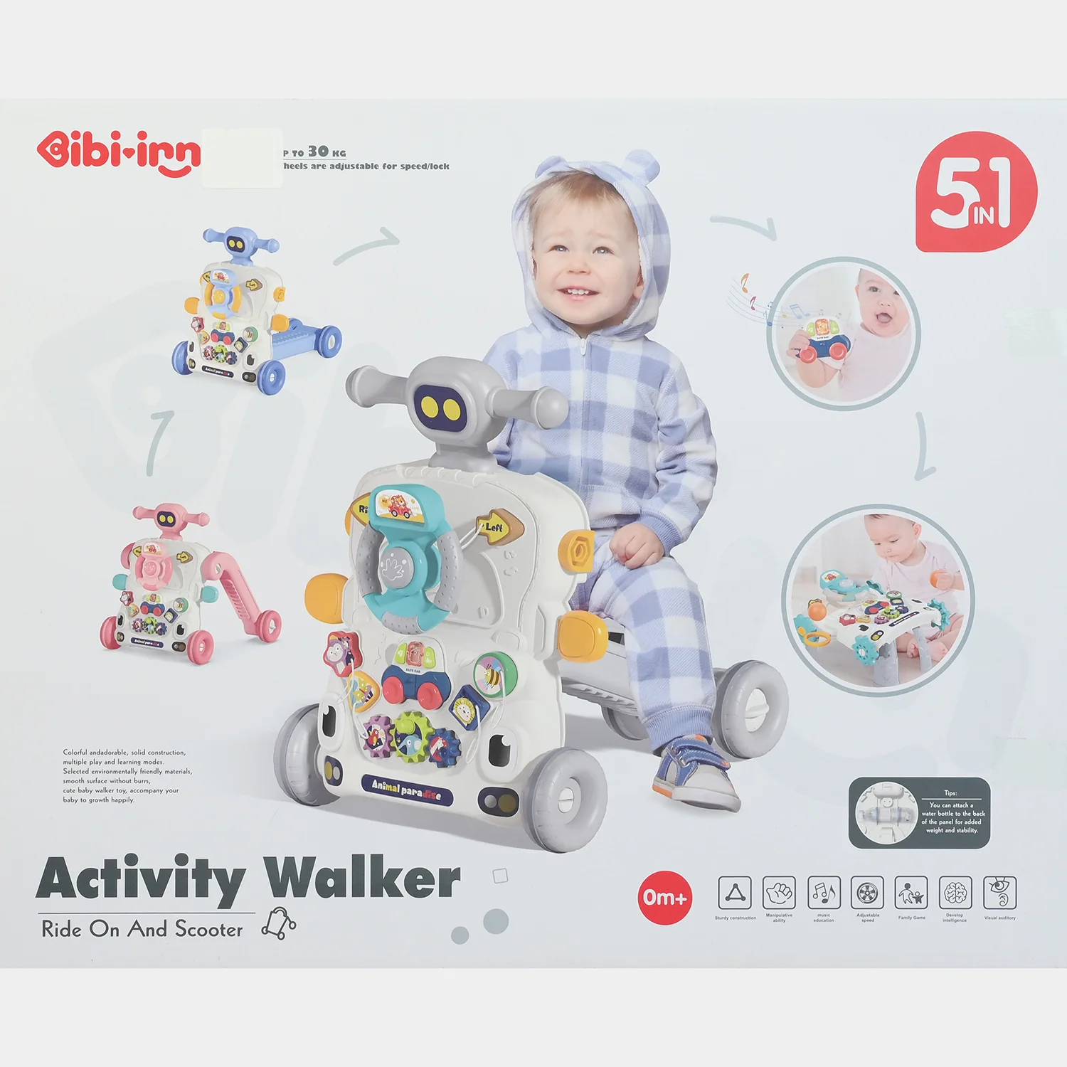 Baby 5-in-1 Activity Walker - Image 4