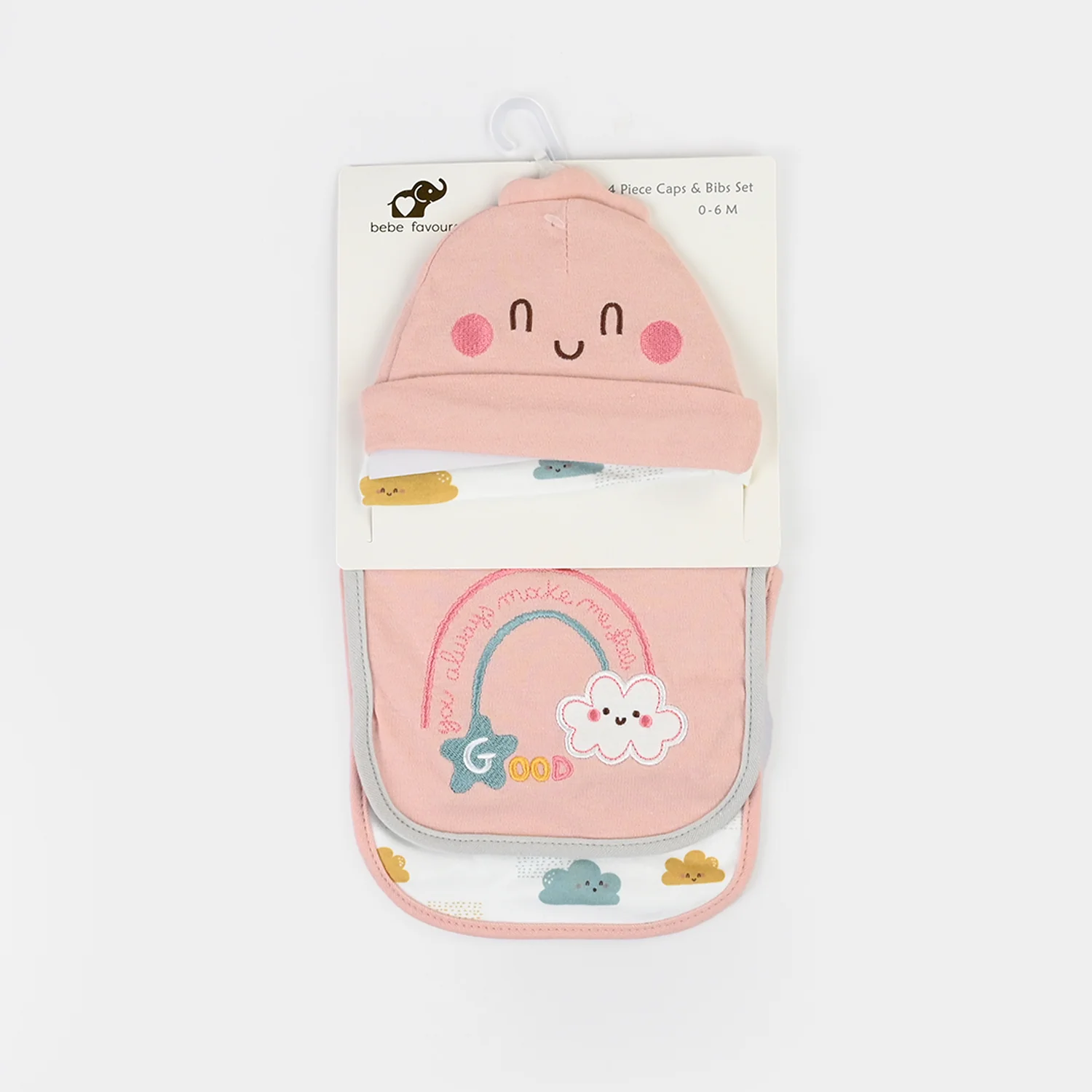 Baby Bib & Cap Pack of 4 - Image 3