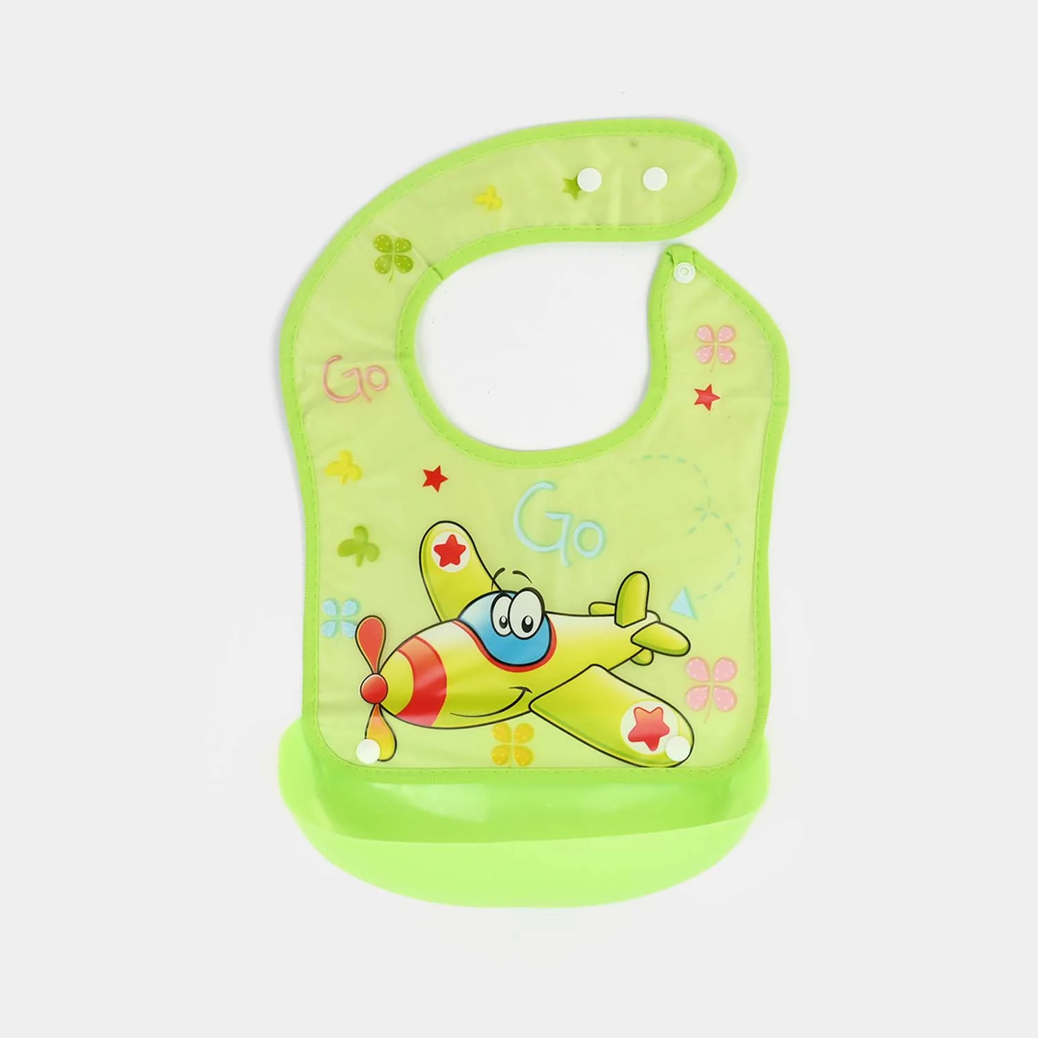 PLASTIC BIB WITH HOLDER FOR BABIES - Image 2