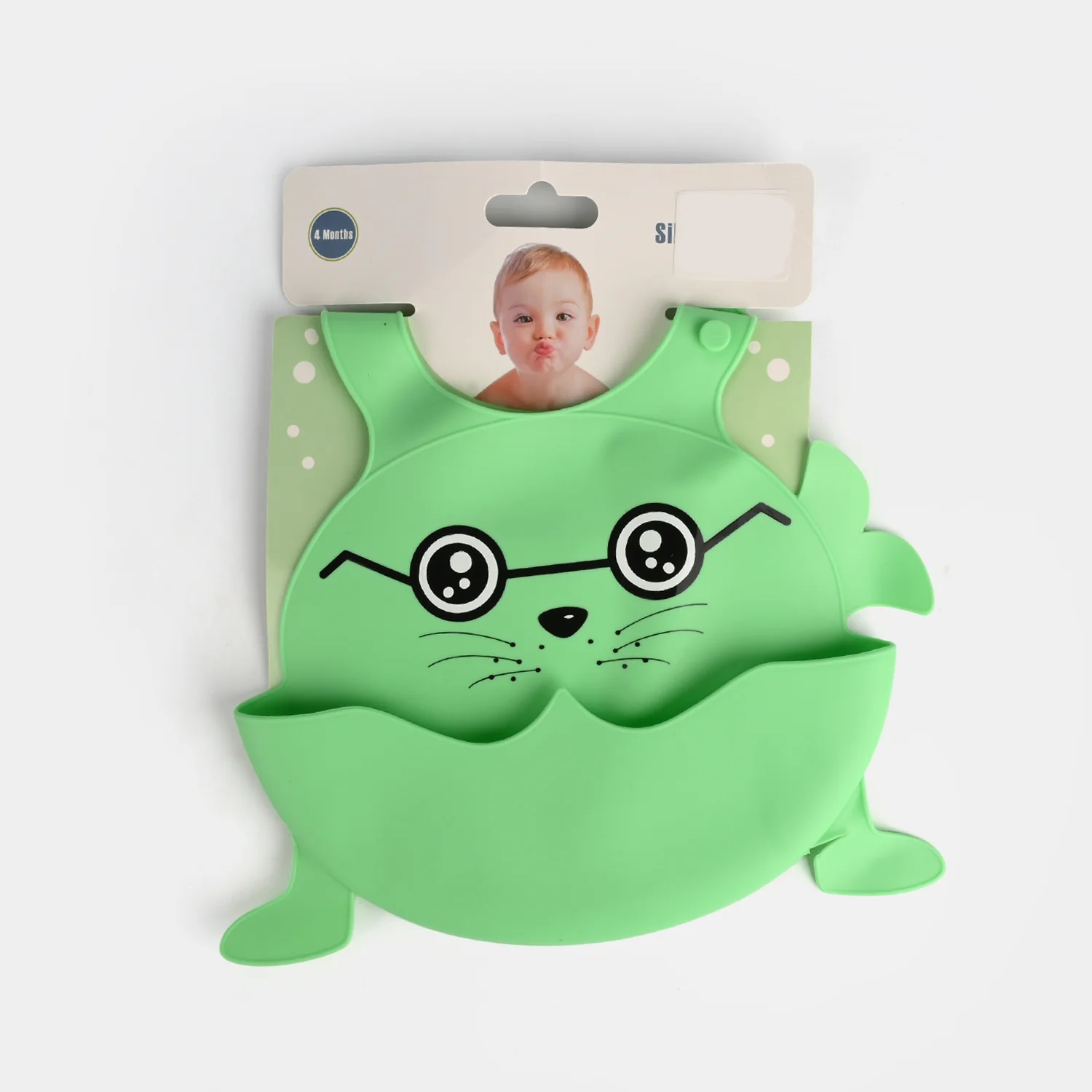 Silicone Baby Feeding Bib | 4M+ - Image 3