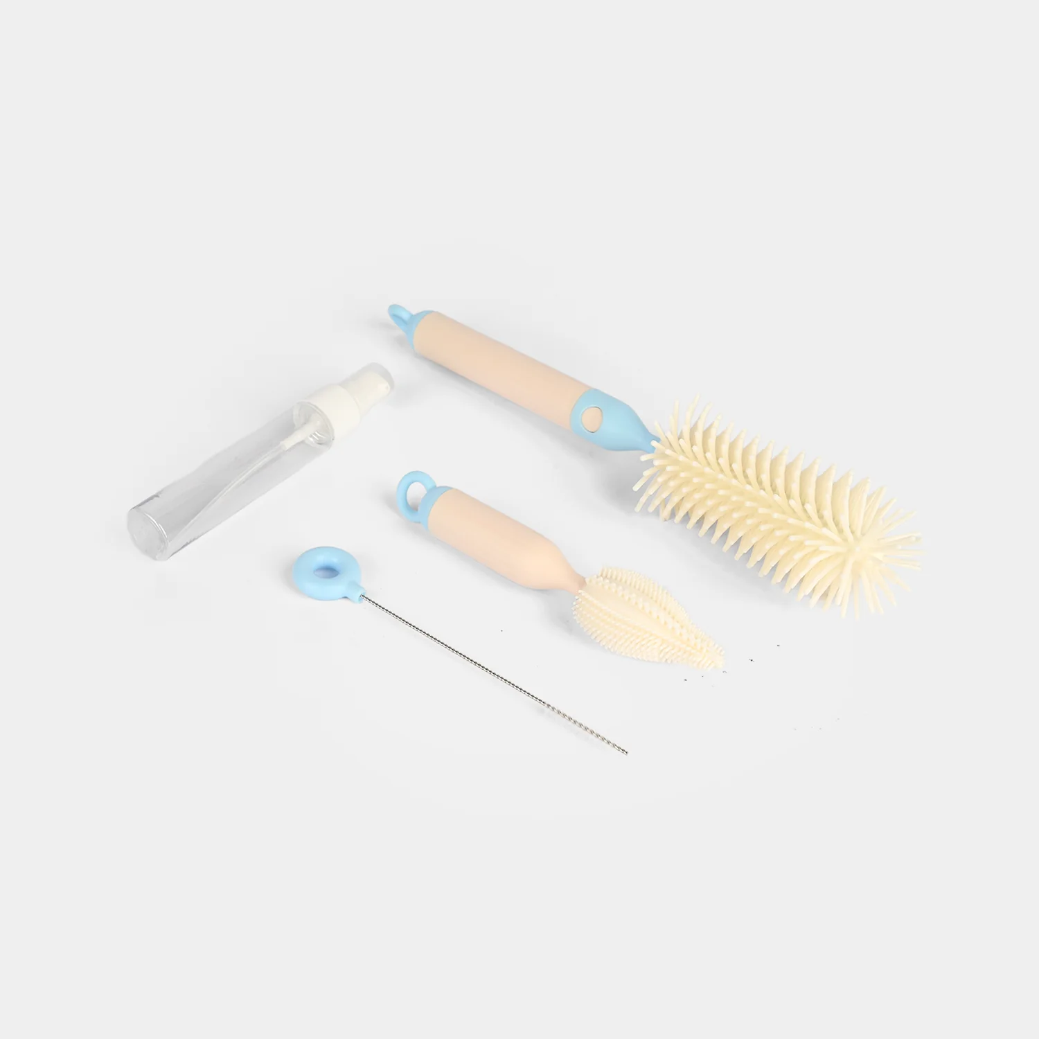 Silicone Baby Bottle Cleaning Brush Set