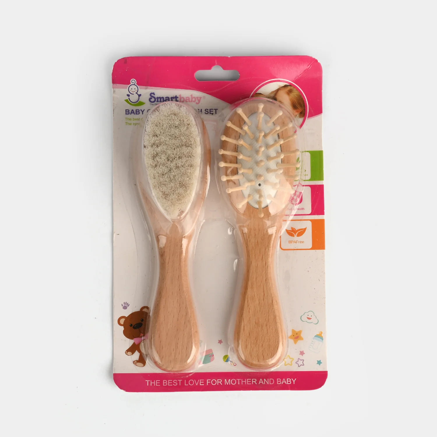 Baby Brush & Comb Set 2Pcs
