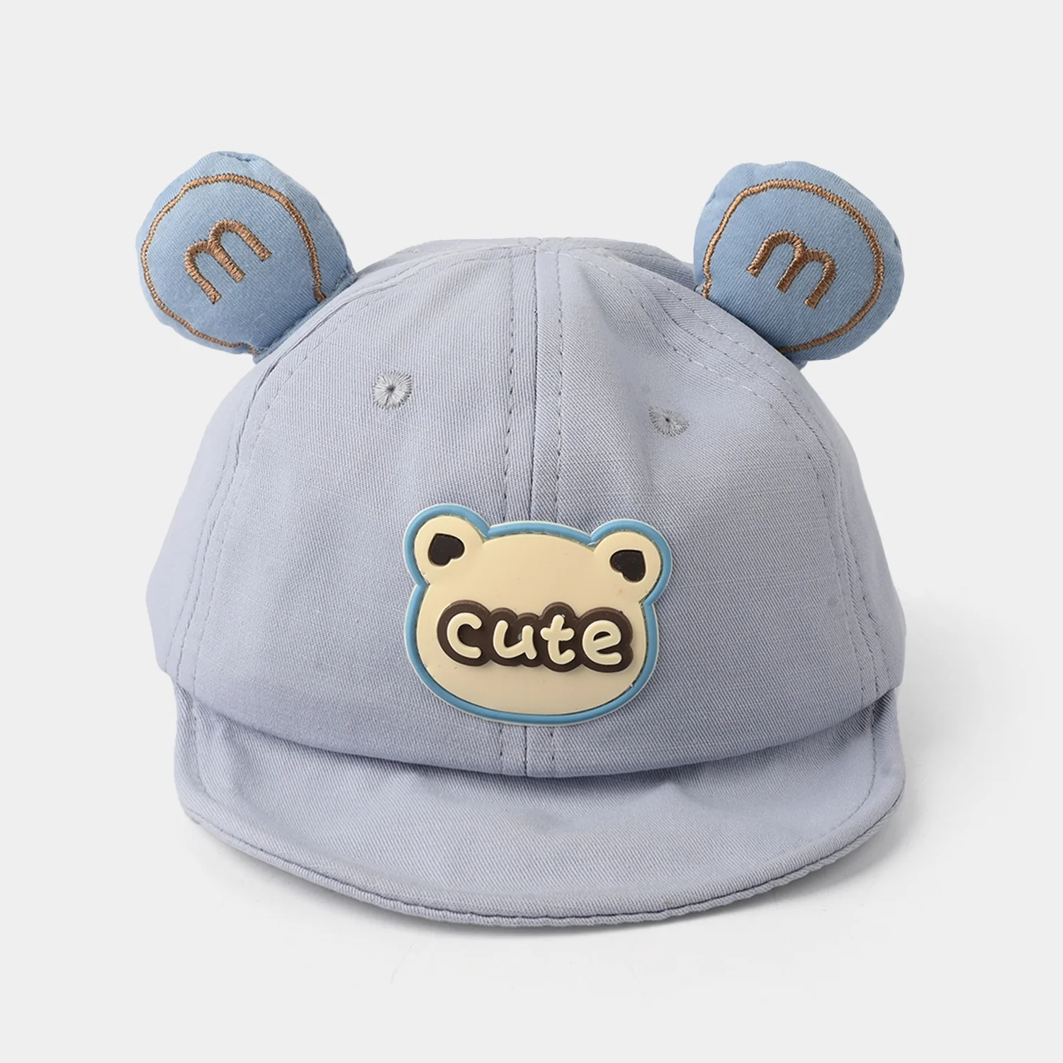 Baby Sun Protection Stylish Cap 3M+| Cute Blue 1550 - Image 3