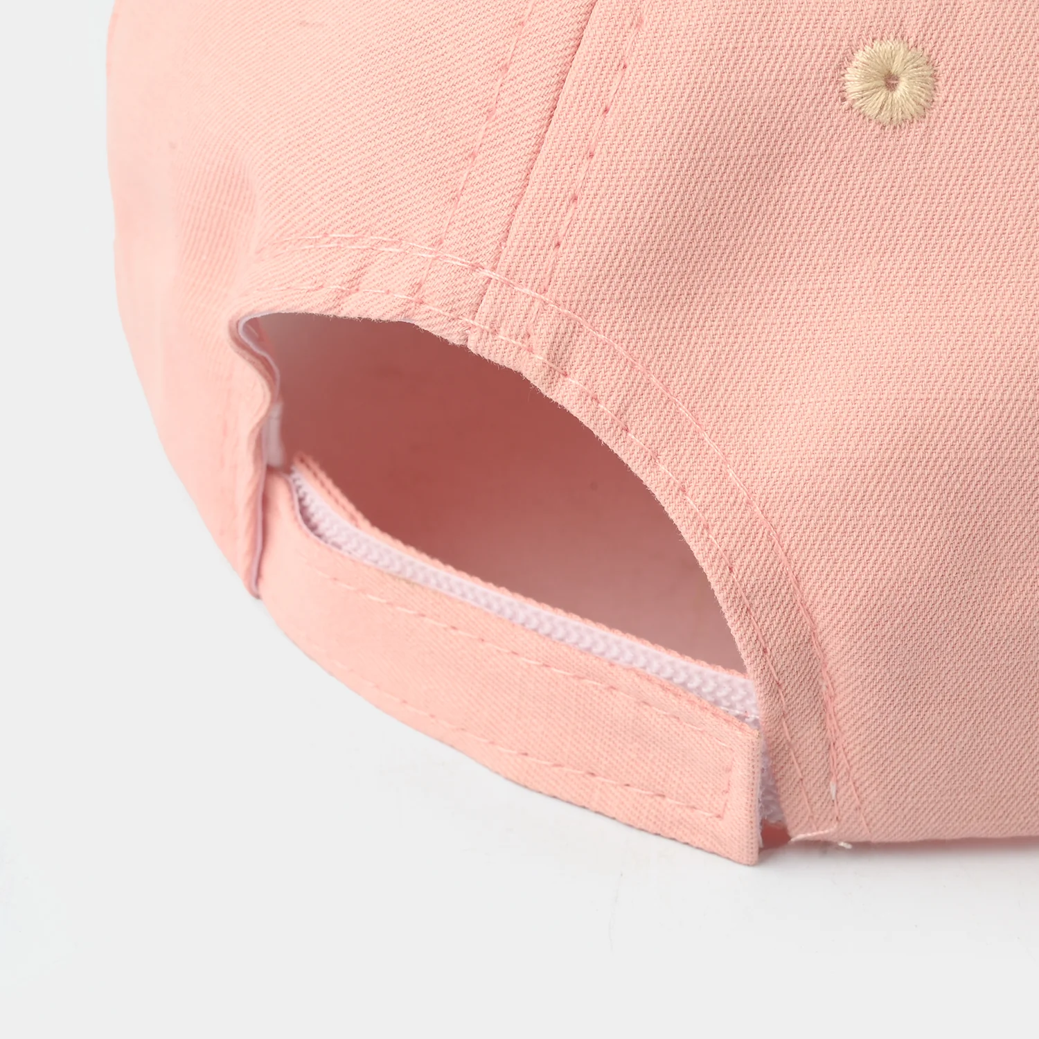 Baby Sun Protection Stylish Cap 3M+| Rabbit Pink 1550 - Image 2