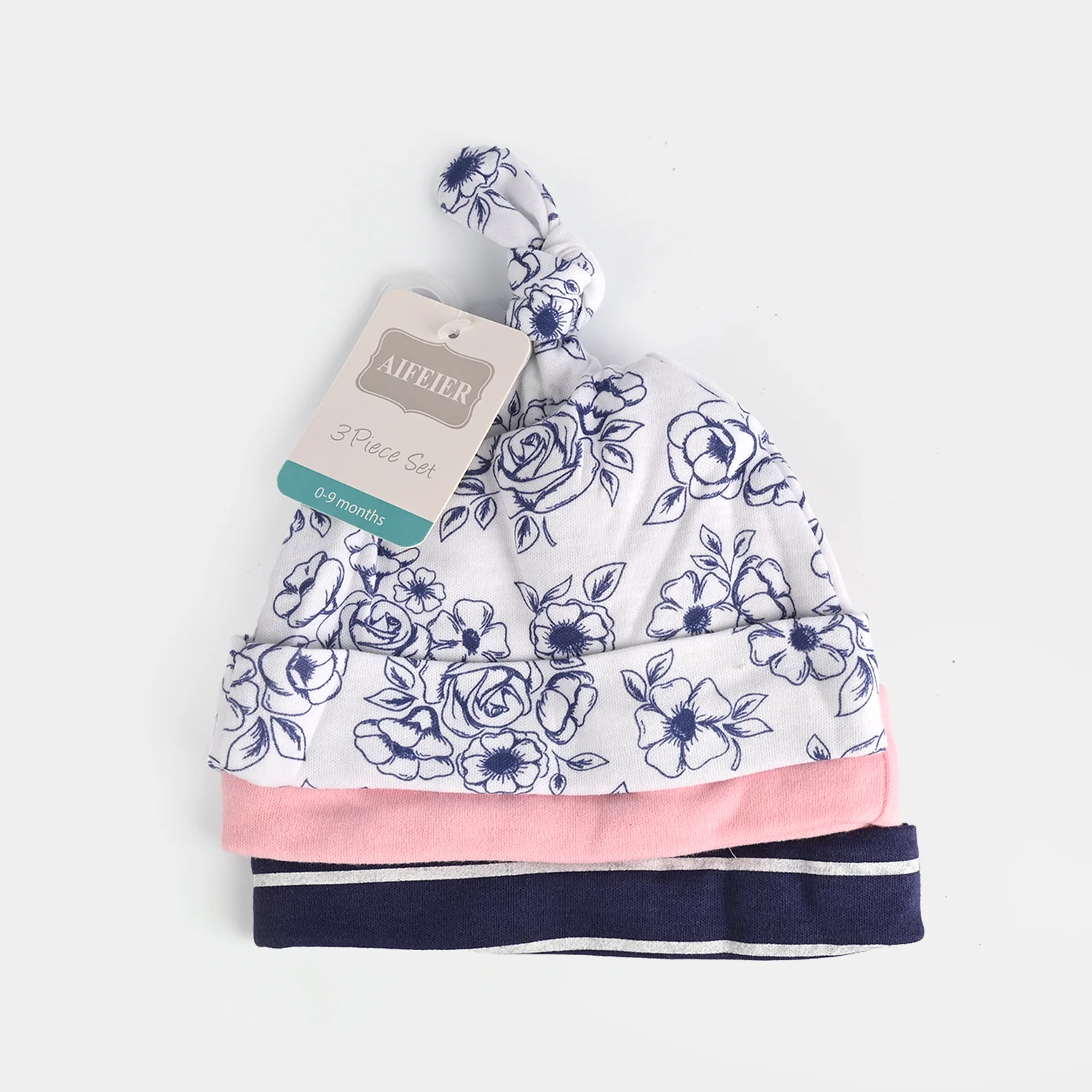Baby Cap/Hat Knot Pack Of 3 - Image 3