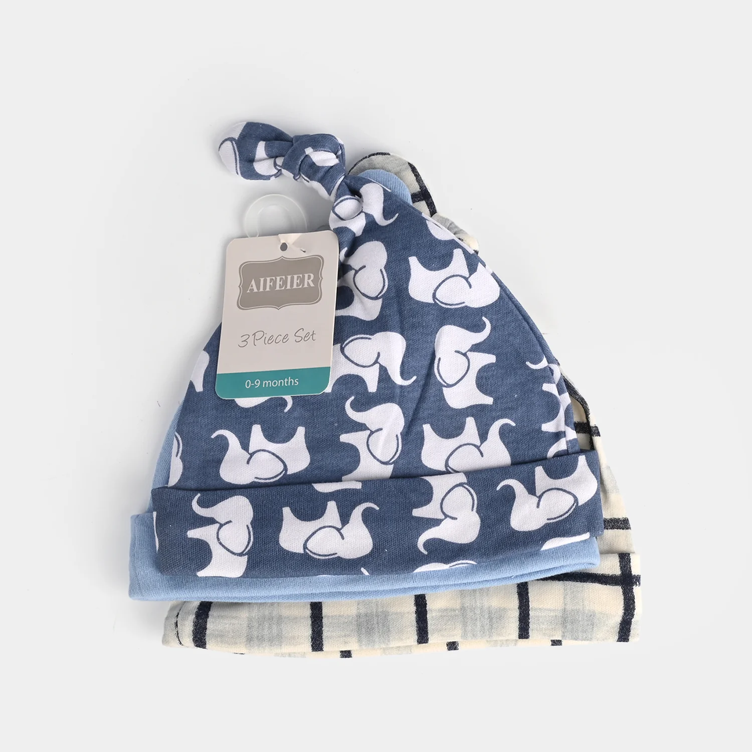 Baby Cap/Hat Knot Pack Of 3 - Image 3