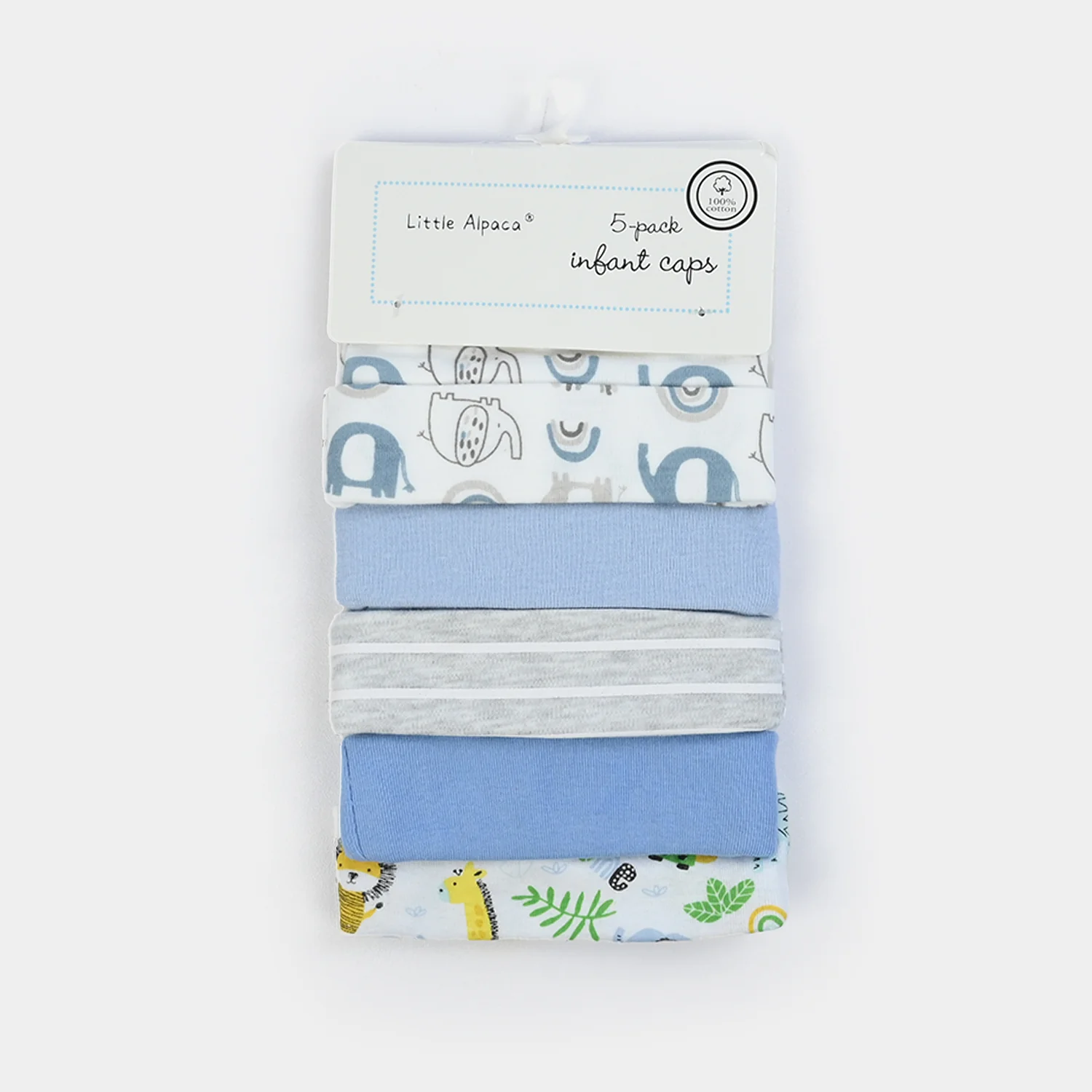 Infant Cap/Hat Set 5Pcs - Image 3