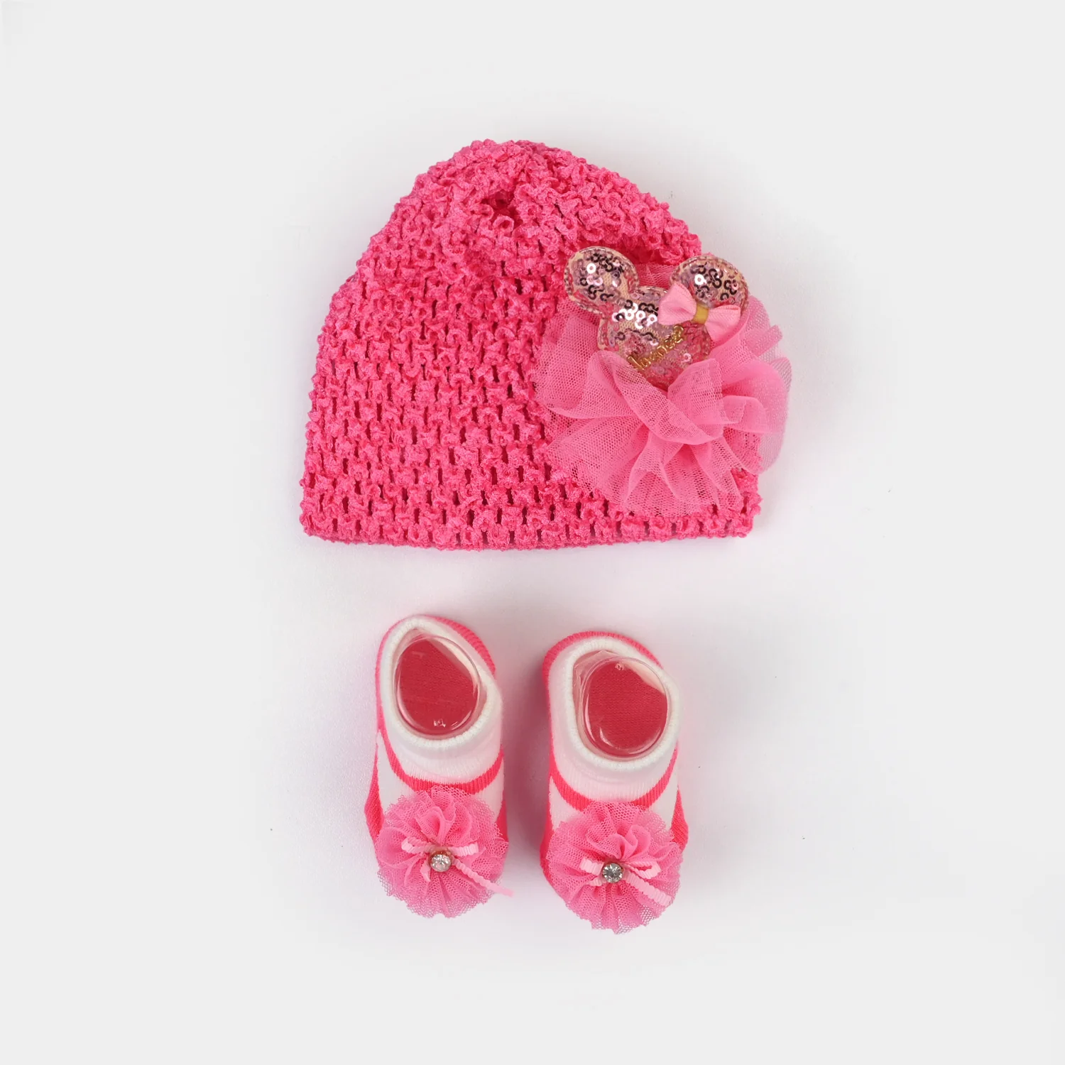 Baby Cap/Hat + Socks Set - Image 3
