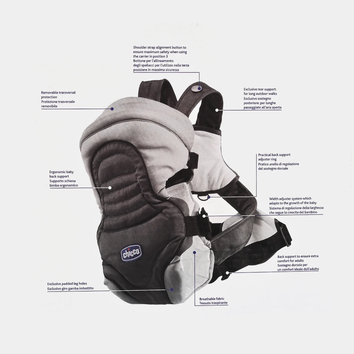 Chicco Soft & Dream Baby Carrier - Image 4
