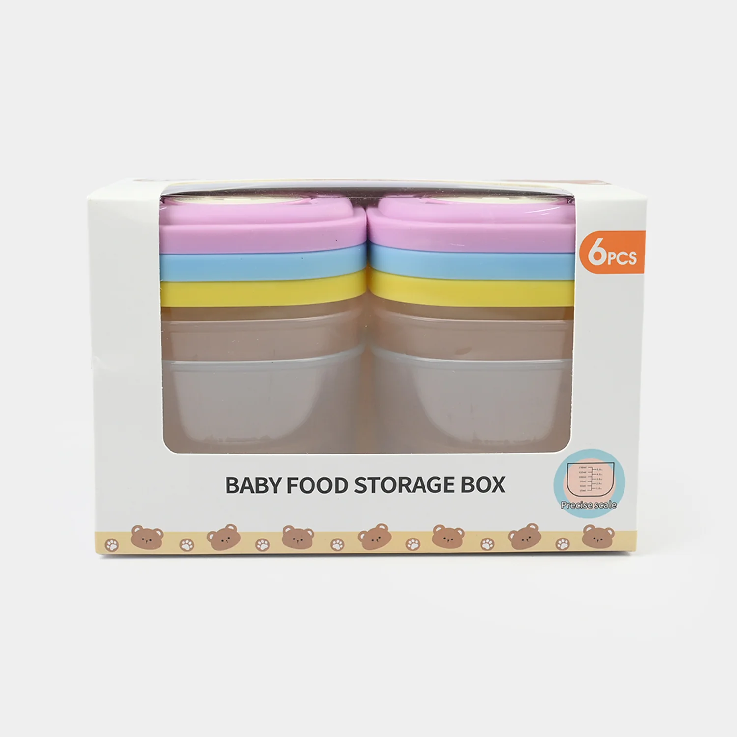 Baby Food Storage Containers Set (6 Pcs) - Image 5