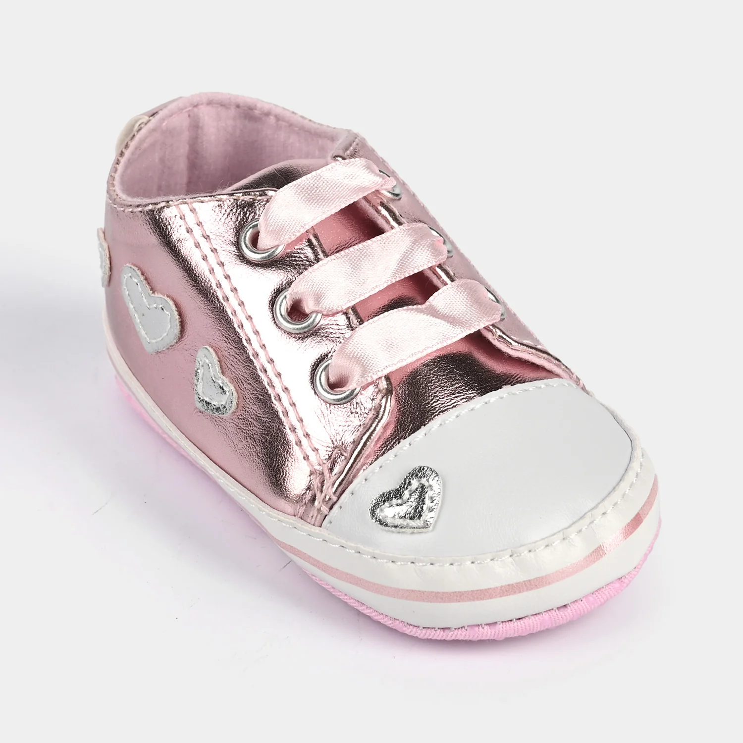 Baby Girl Shoes B-3-Rose Gold