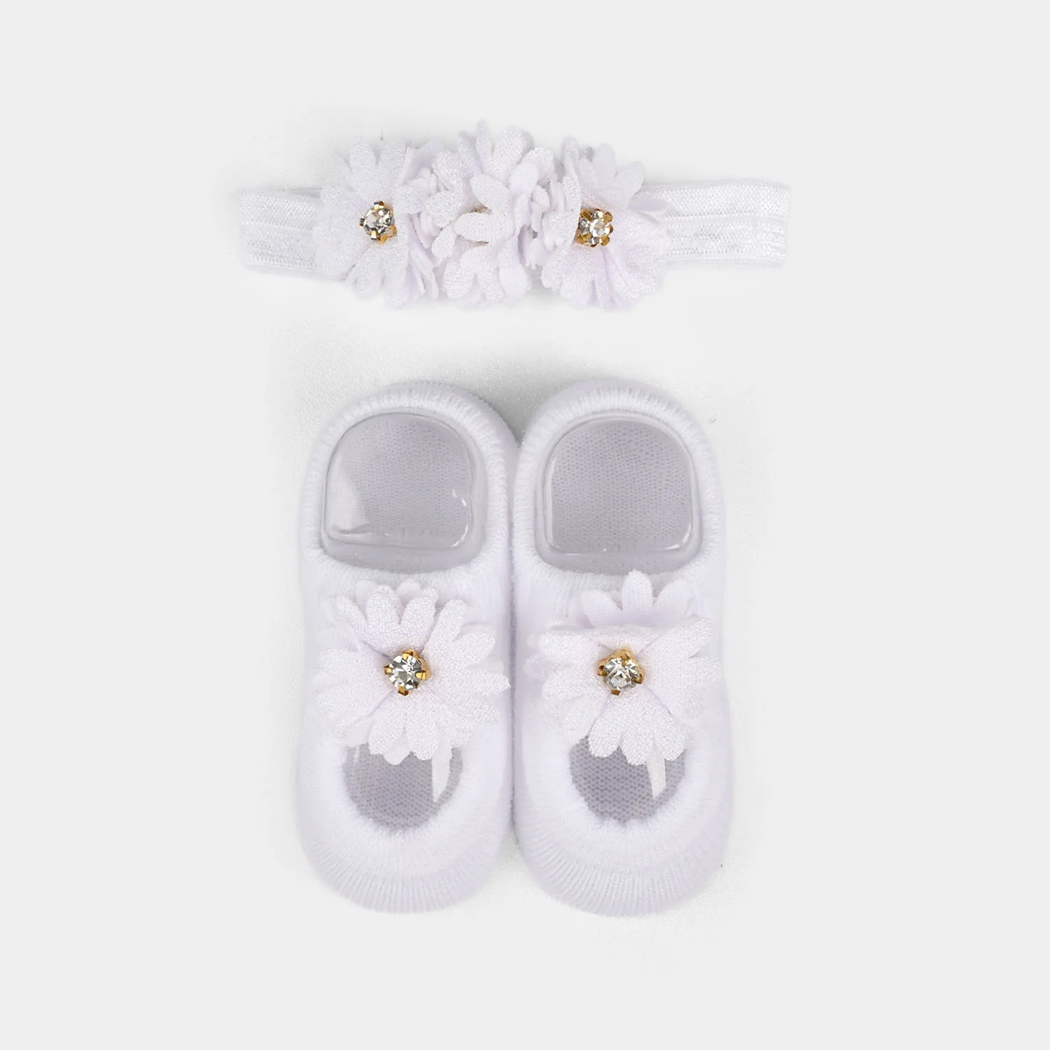 Baby Headband With Socks | 0-9M - Image 2