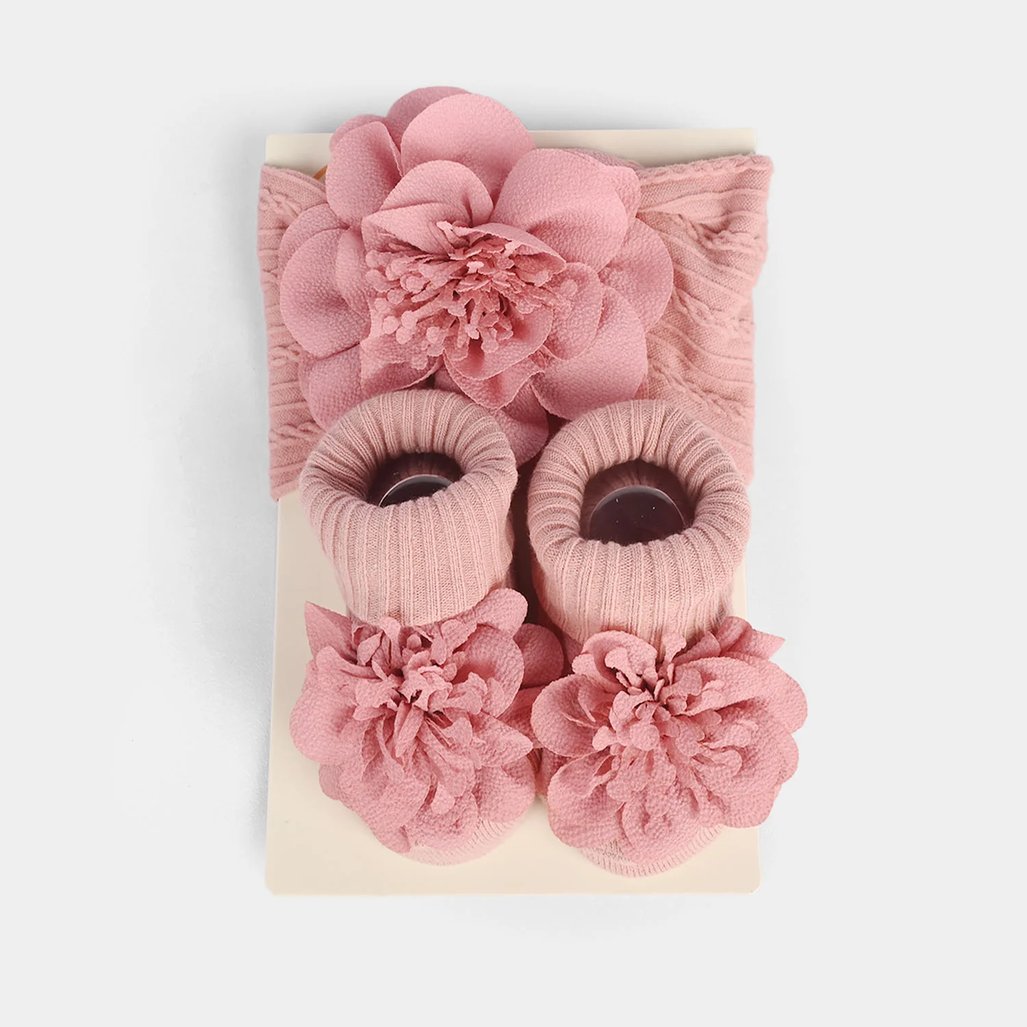 Baby Headband With Socks - Image 3