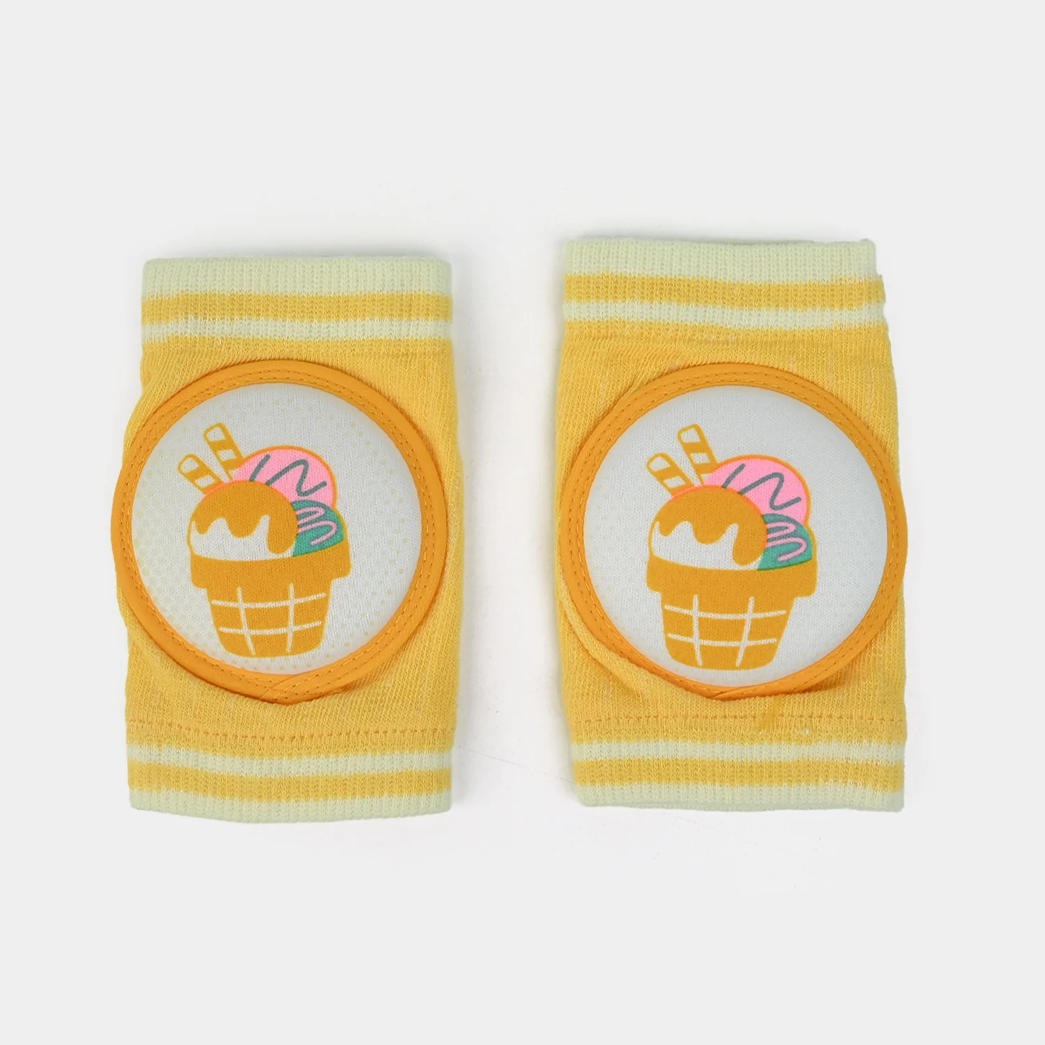 Baby Knee Protection Pads – Yellow Ice Cream | 6M+ - Image 2