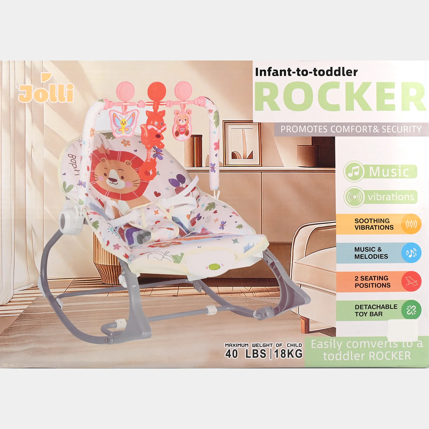 Baby Rocker 305 Blue - Image 3