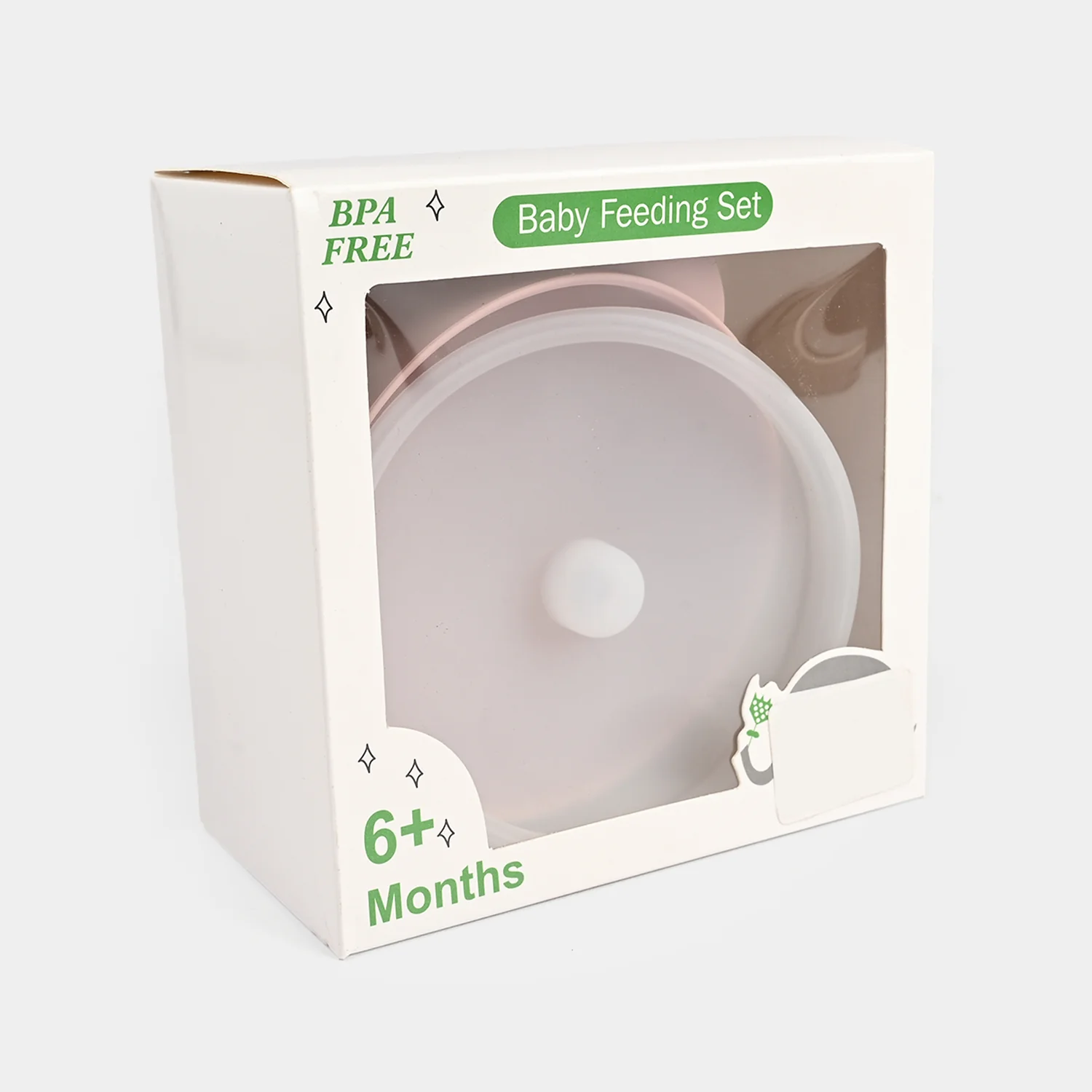 Silicone Feeding Bowl with  Spoon - Image 3