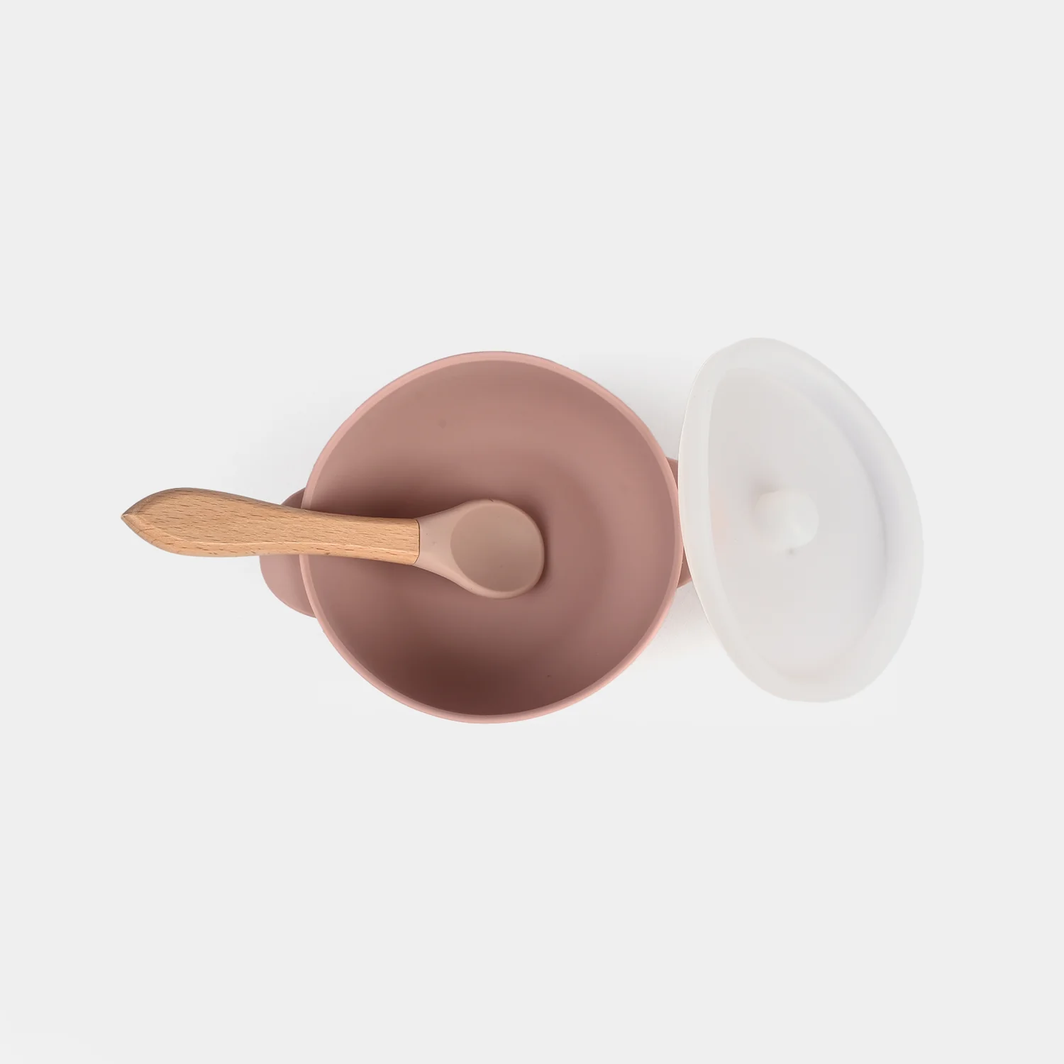 Silicone Feeding Bowl with  Spoon - Image 4